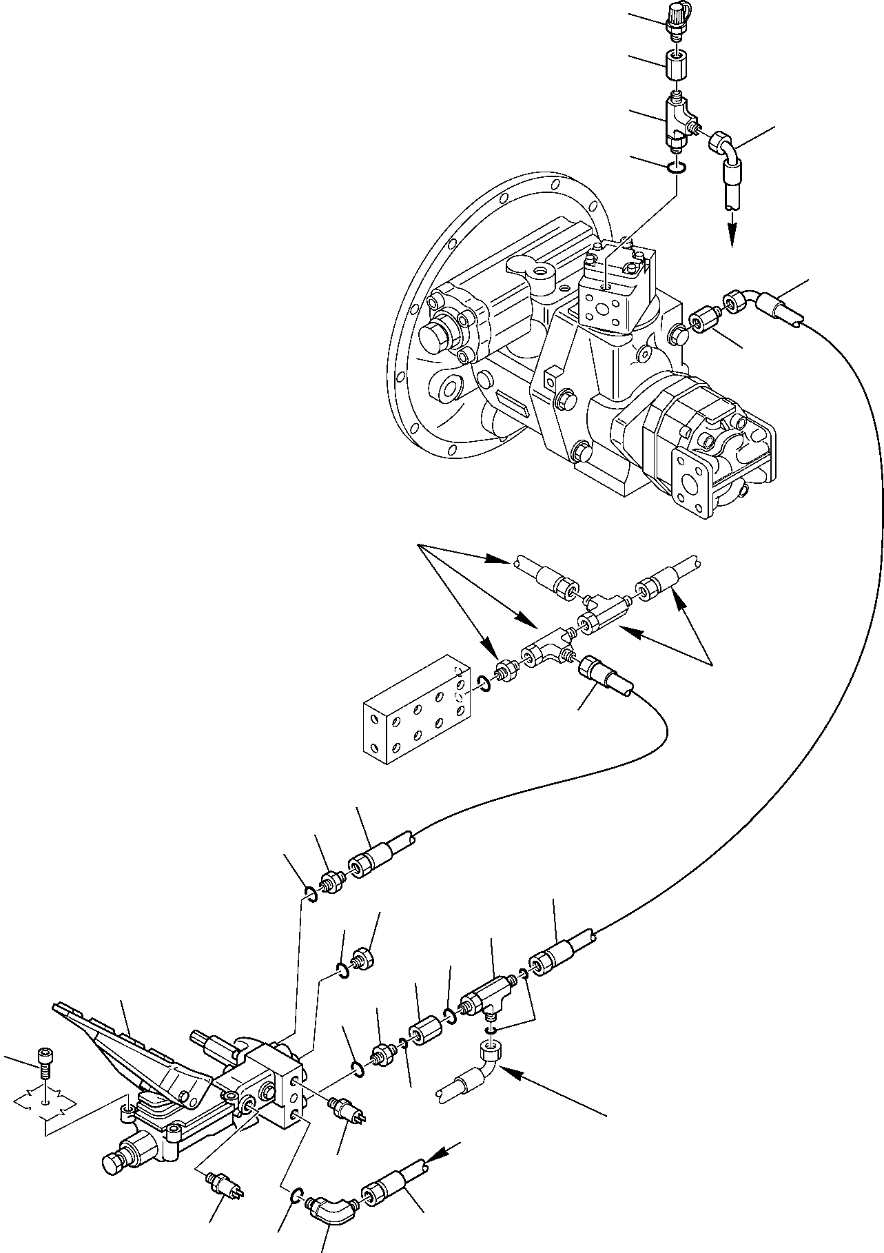 BRAKE PUMP, ASSY. (226-44-11101) KOMATSU