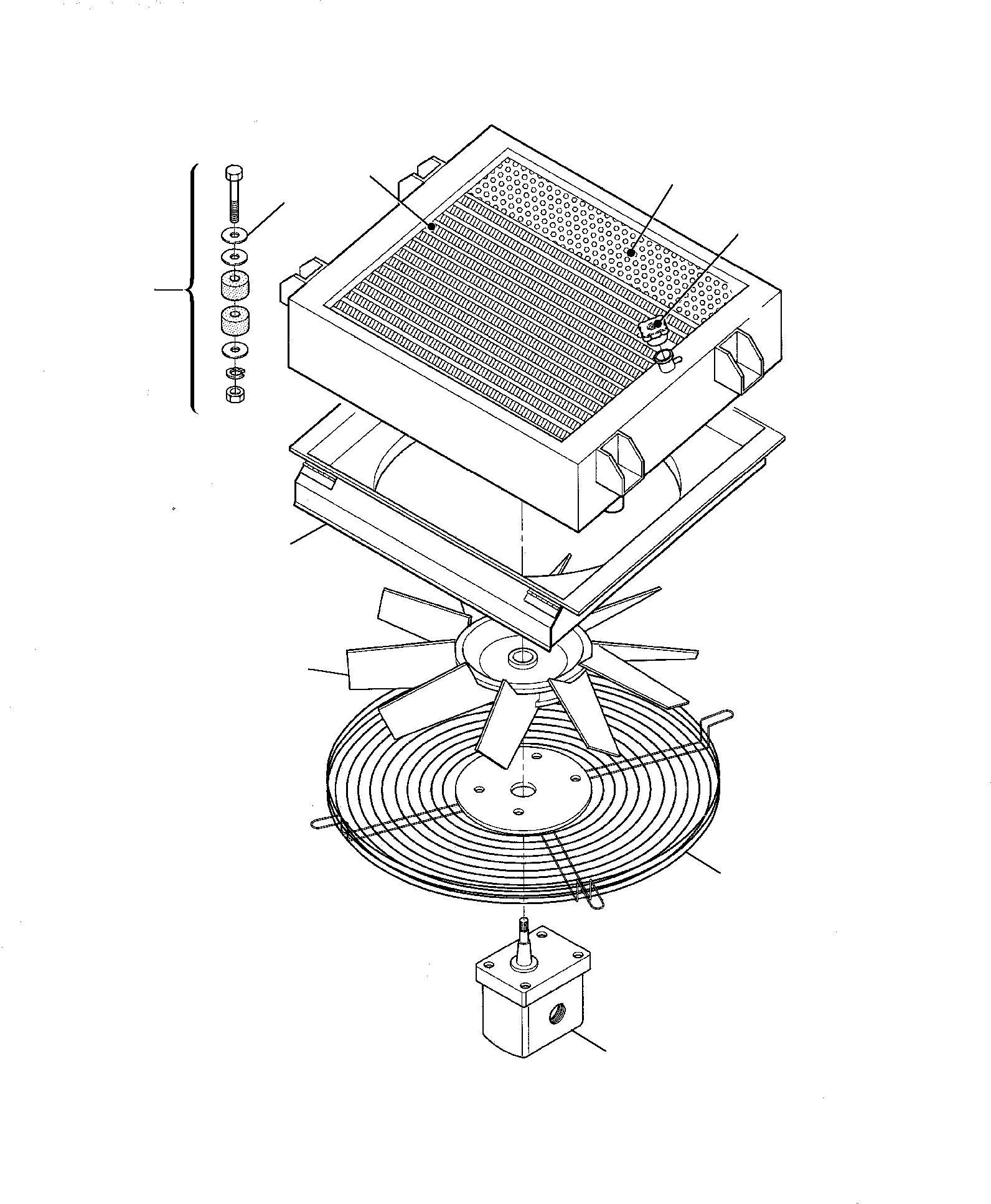 RADIATOR, ASSY. (338807082) KOMATSU