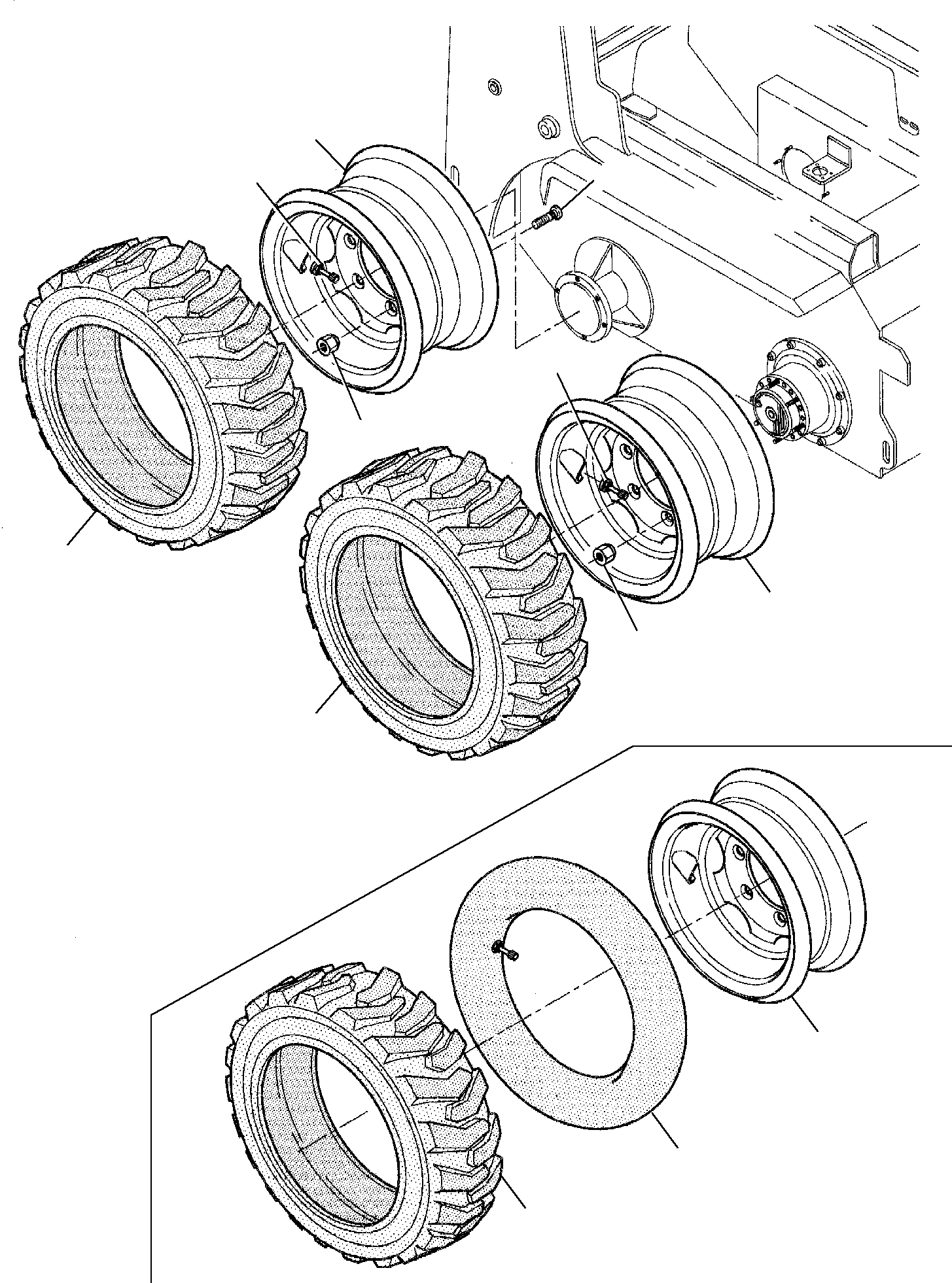 WHEEL, ASSY. 112010077 KOMATSU