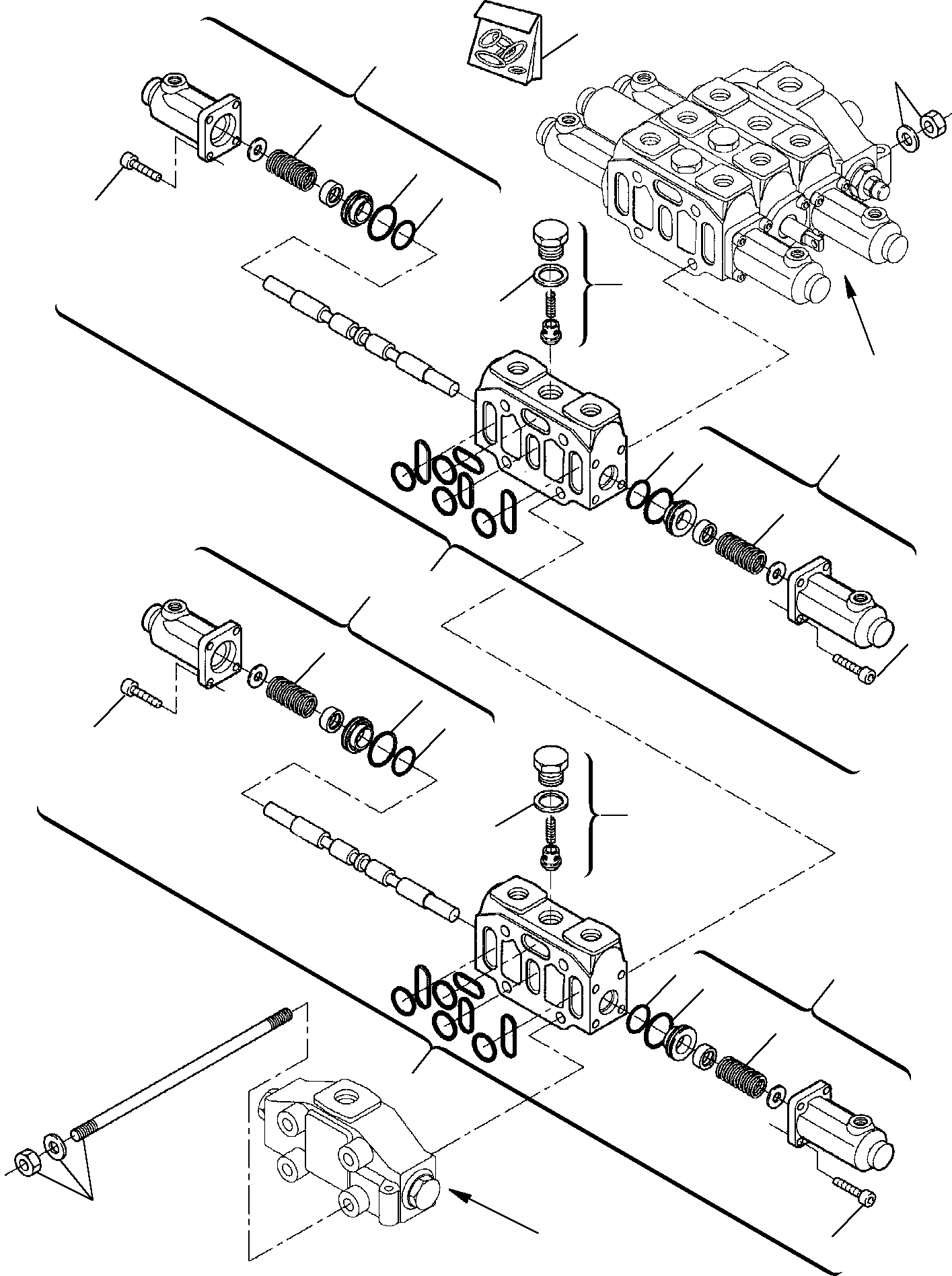 CONTROL VALVE, ASSY. (844010231) KOMATSU