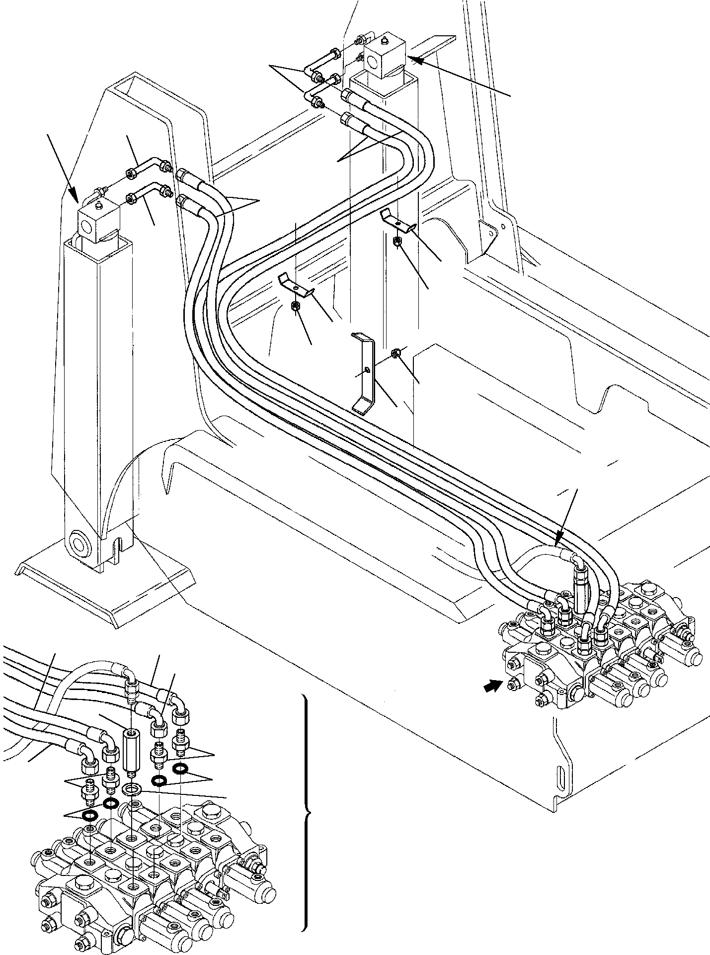 Шланг 392058121 KOMATSU