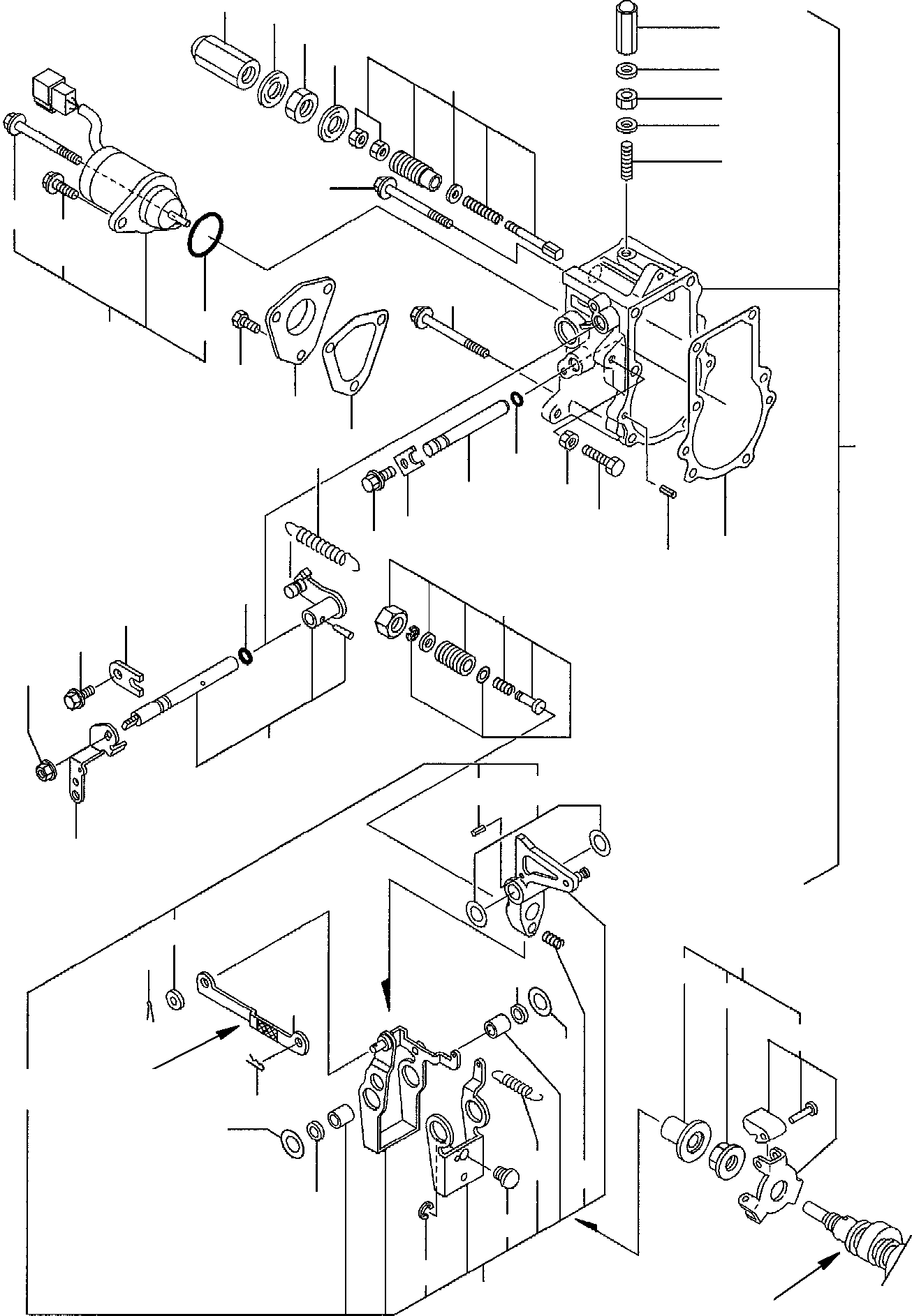 ANGLEICH, ASSY. YM119654-66700 KOMATSU