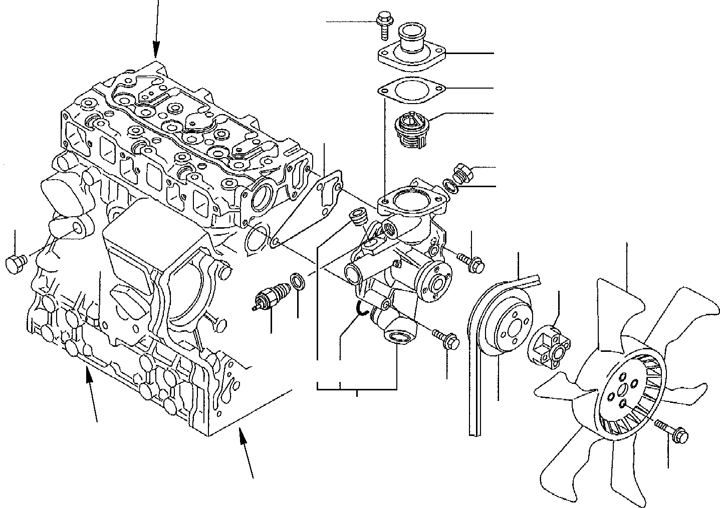 Клиновой ремень YM119656-42291 KOMATSU