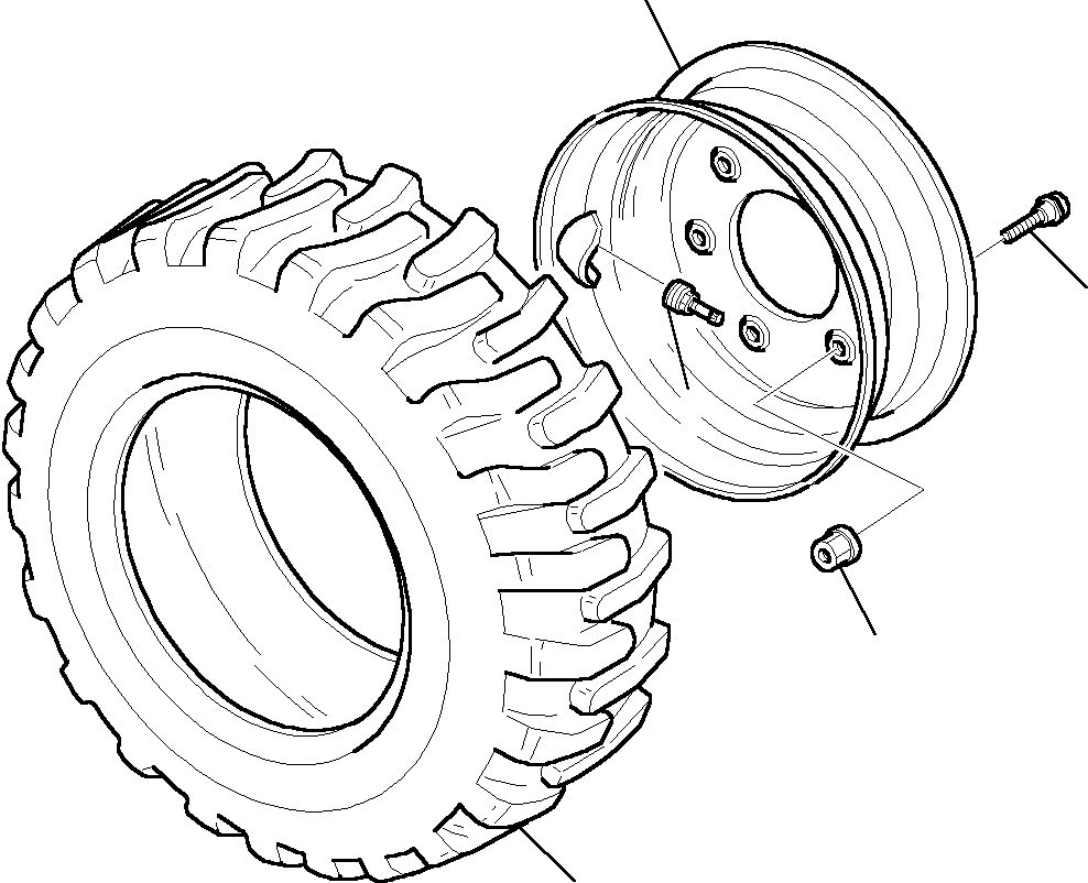 WHEEL, ASSY. 112010046 KOMATSU