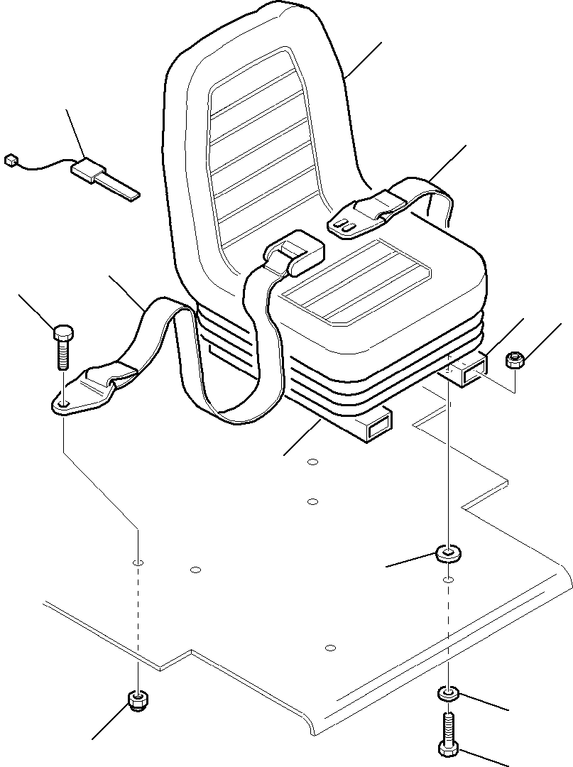 R.H., GUIDE 816101100 KOMATSU
