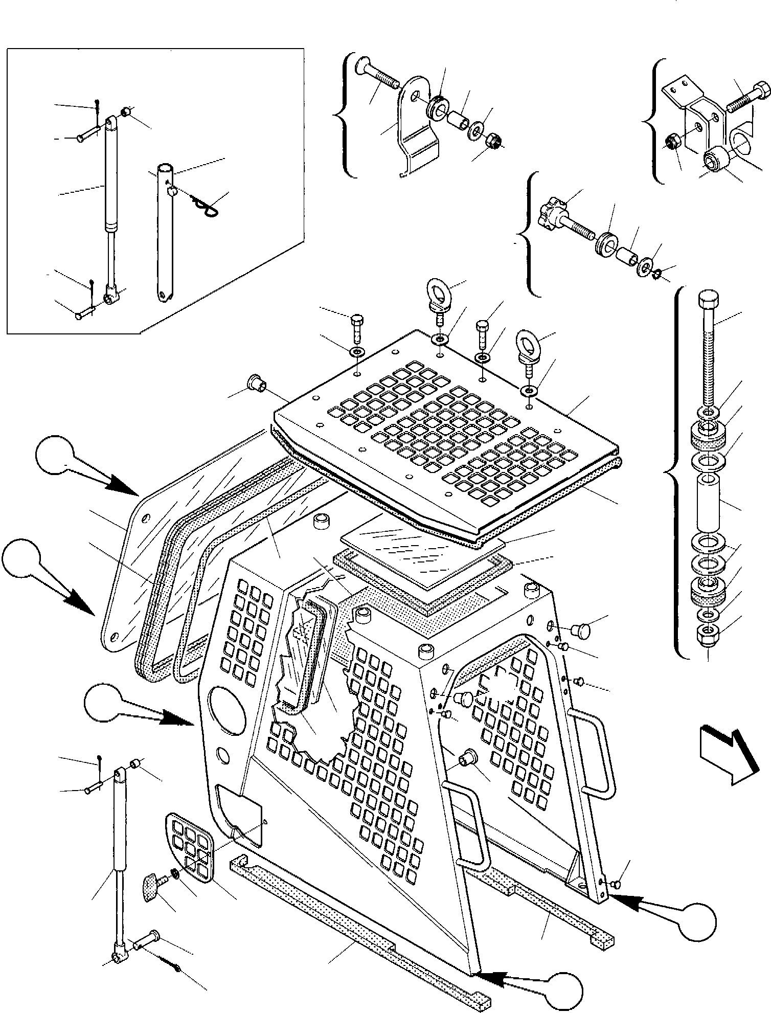 GASKET, L.H. 332214607 KOMATSU