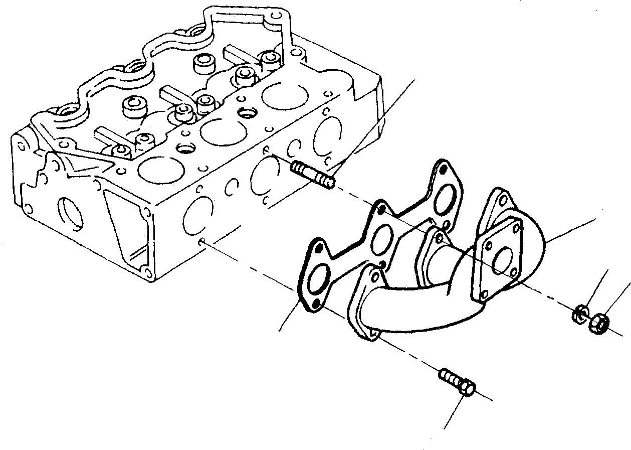 MANIFOLD, EXHAUST PKP000639 KOMATSU