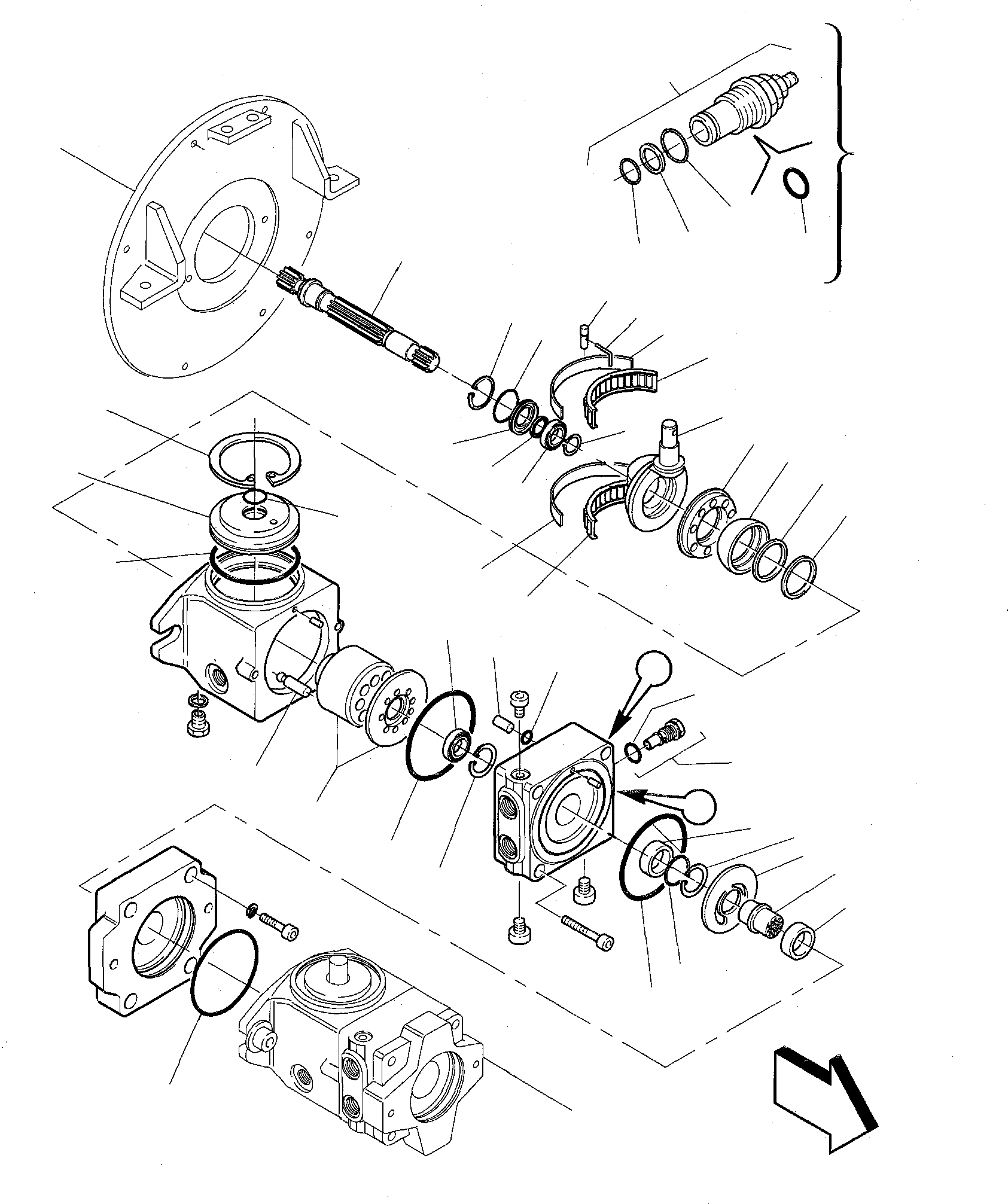 Стопорное кольцо 802250024 KOMATSU