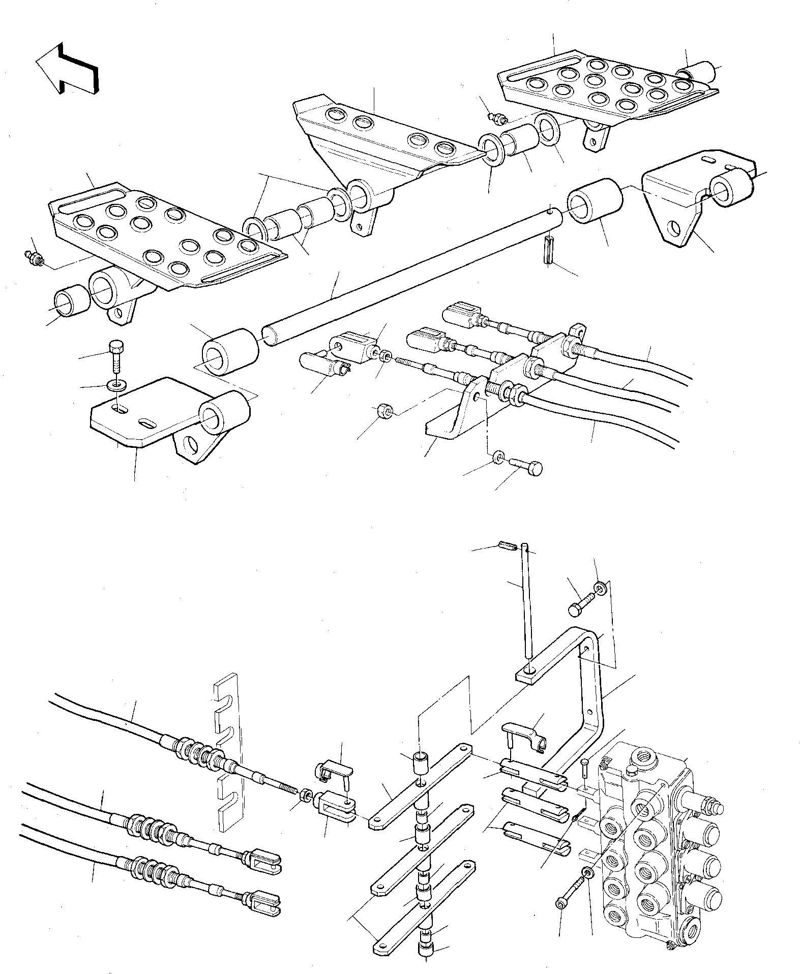 Педаль правая 334409054 KOMATSU