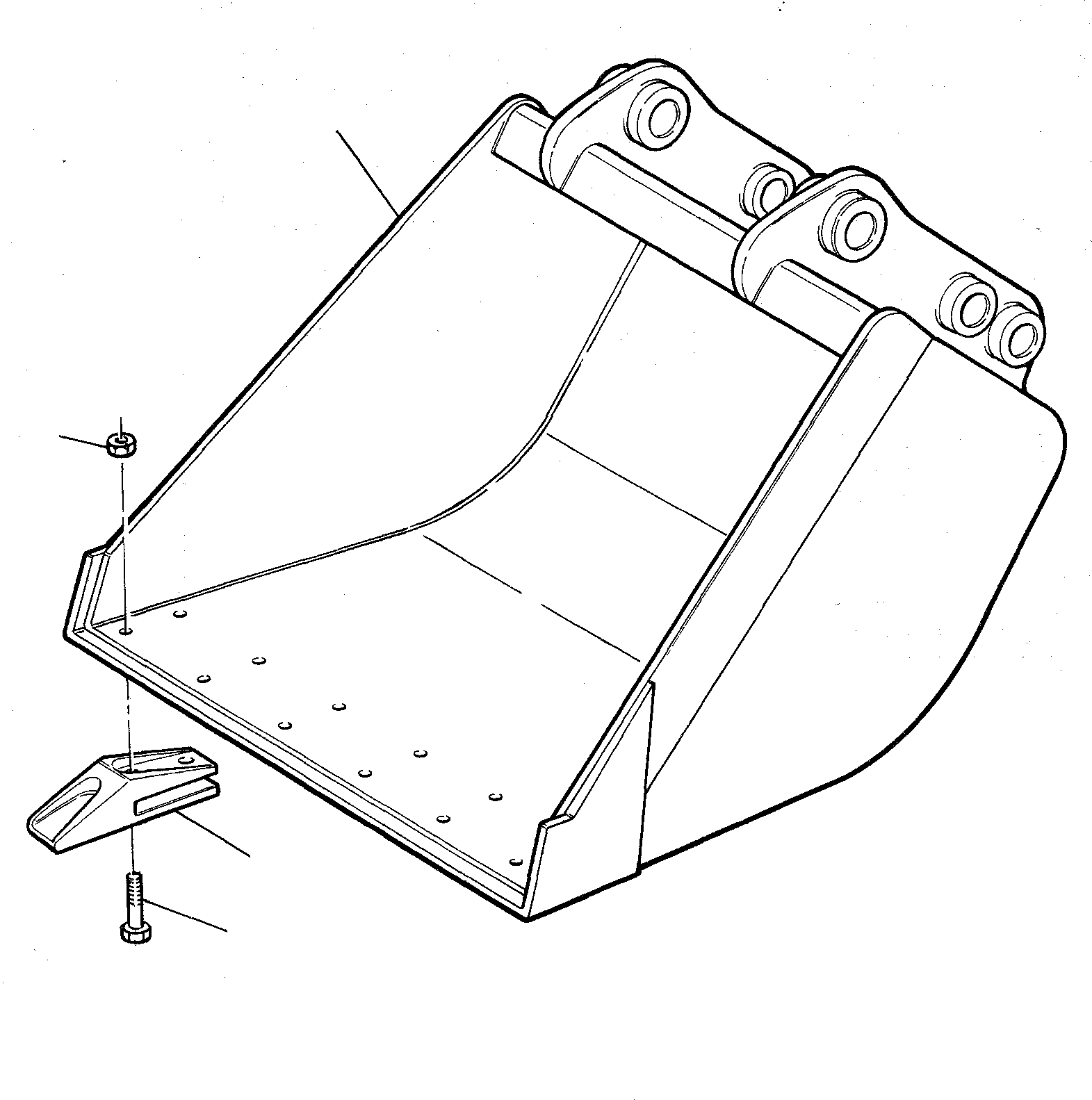 BUCKET, L=400 mm 200224886 KOMATSU