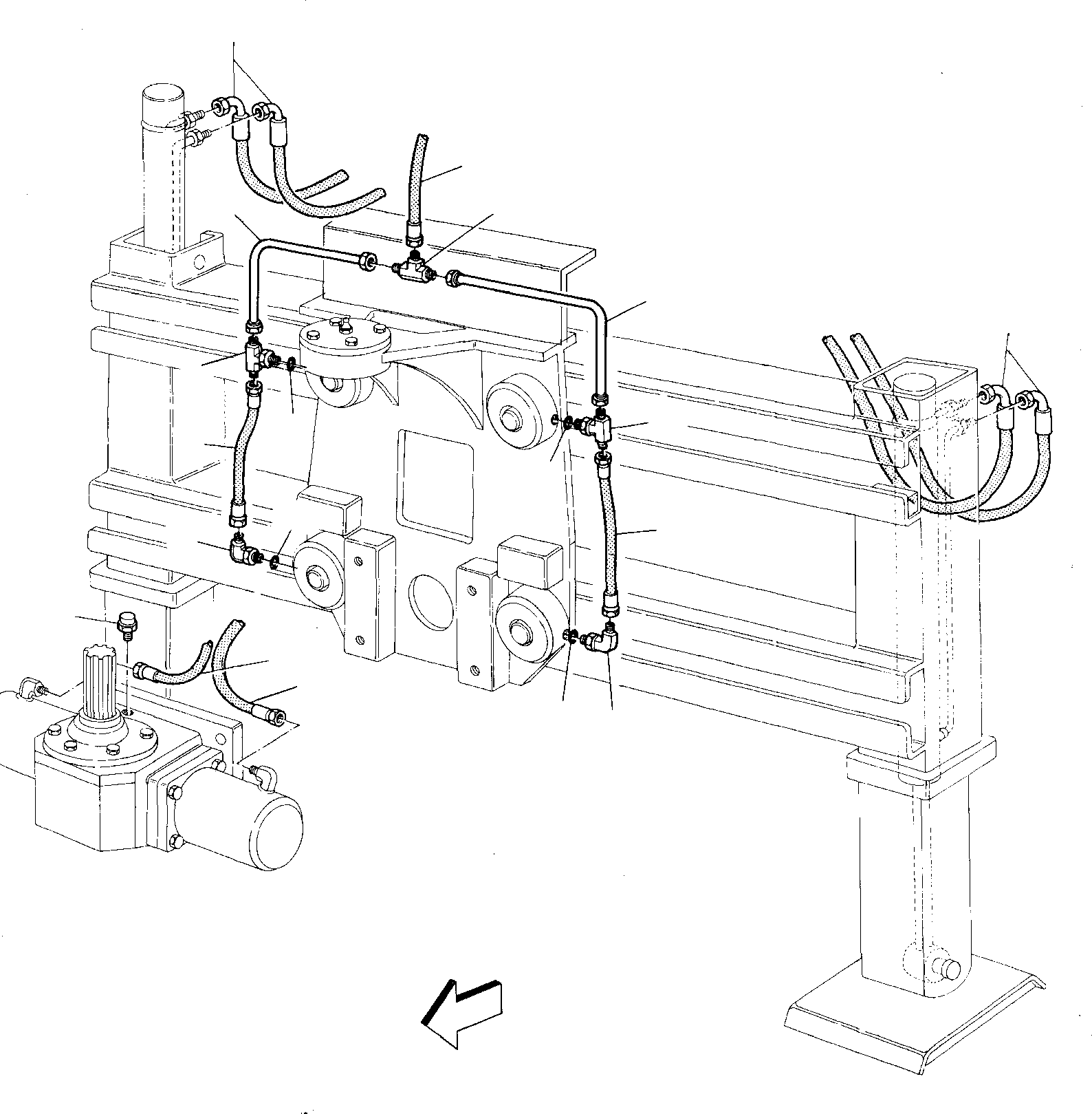 PIPE, R.H. UE2500992 KOMATSU