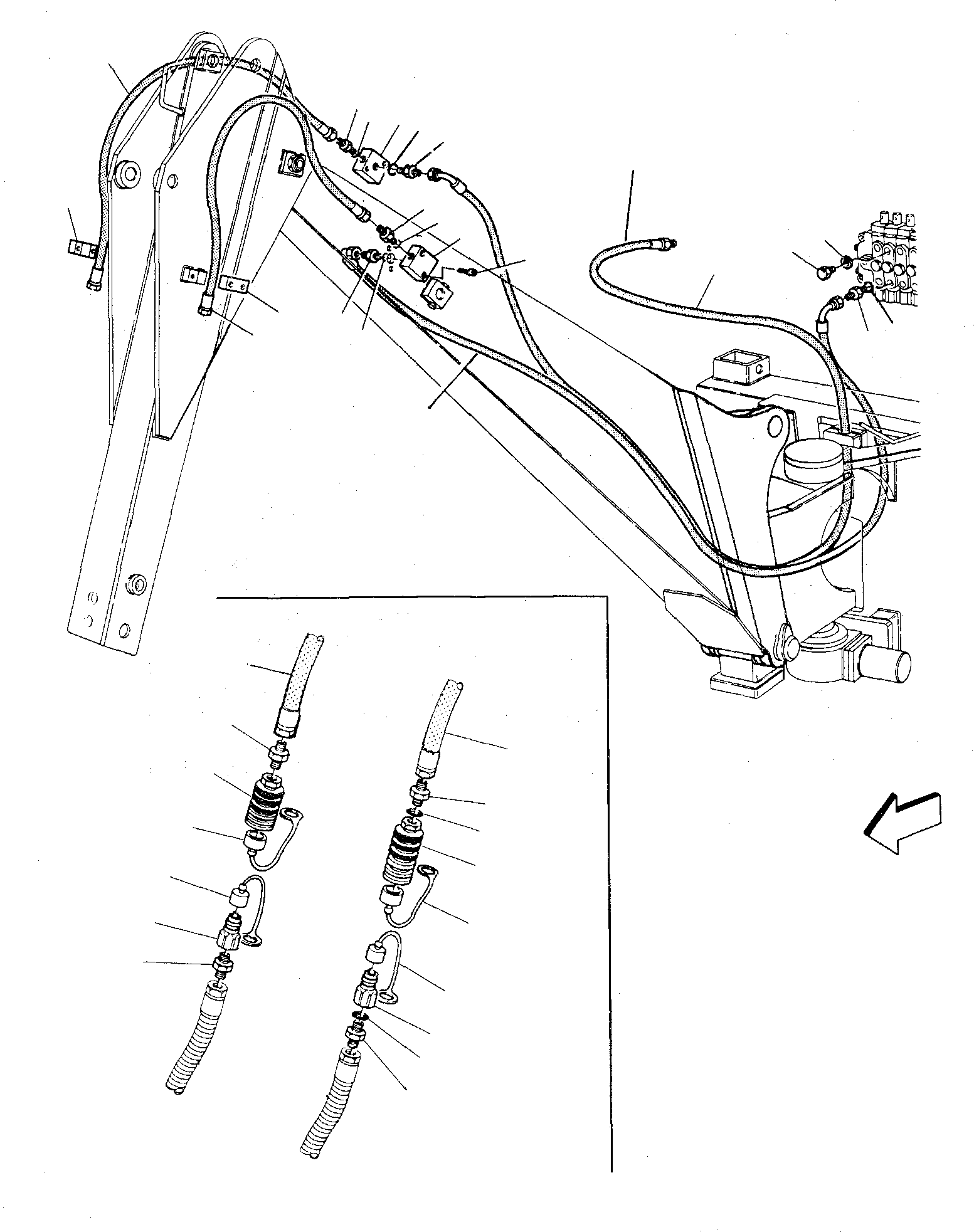 Шланг UE2000584 KOMATSU