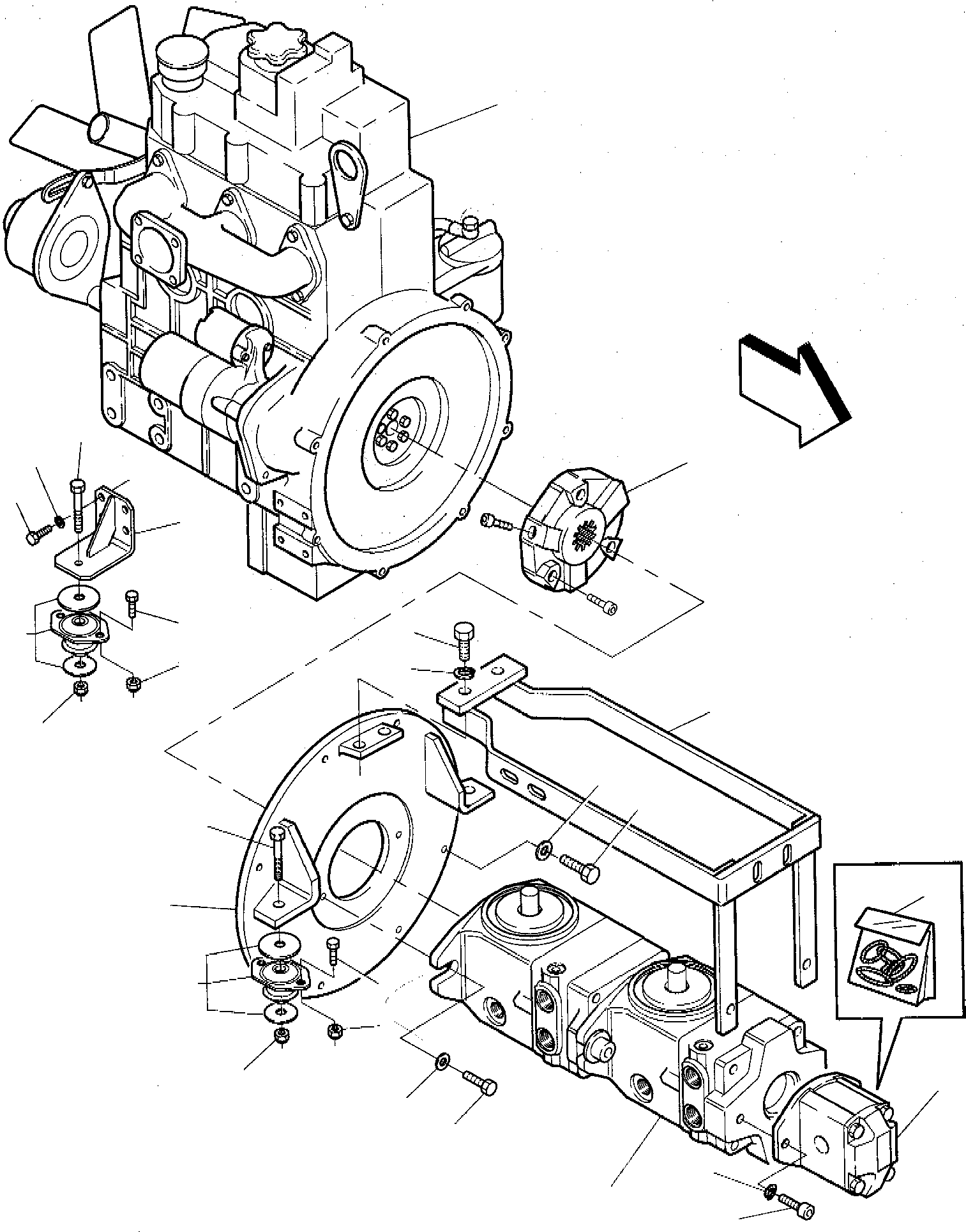 Насос 840120013 KOMATSU