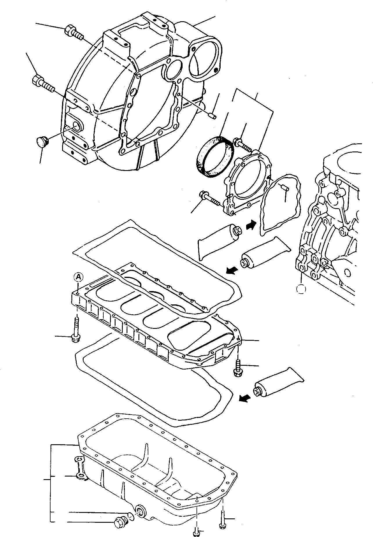 SUMP, ASSY. YMR000593 KOMATSU