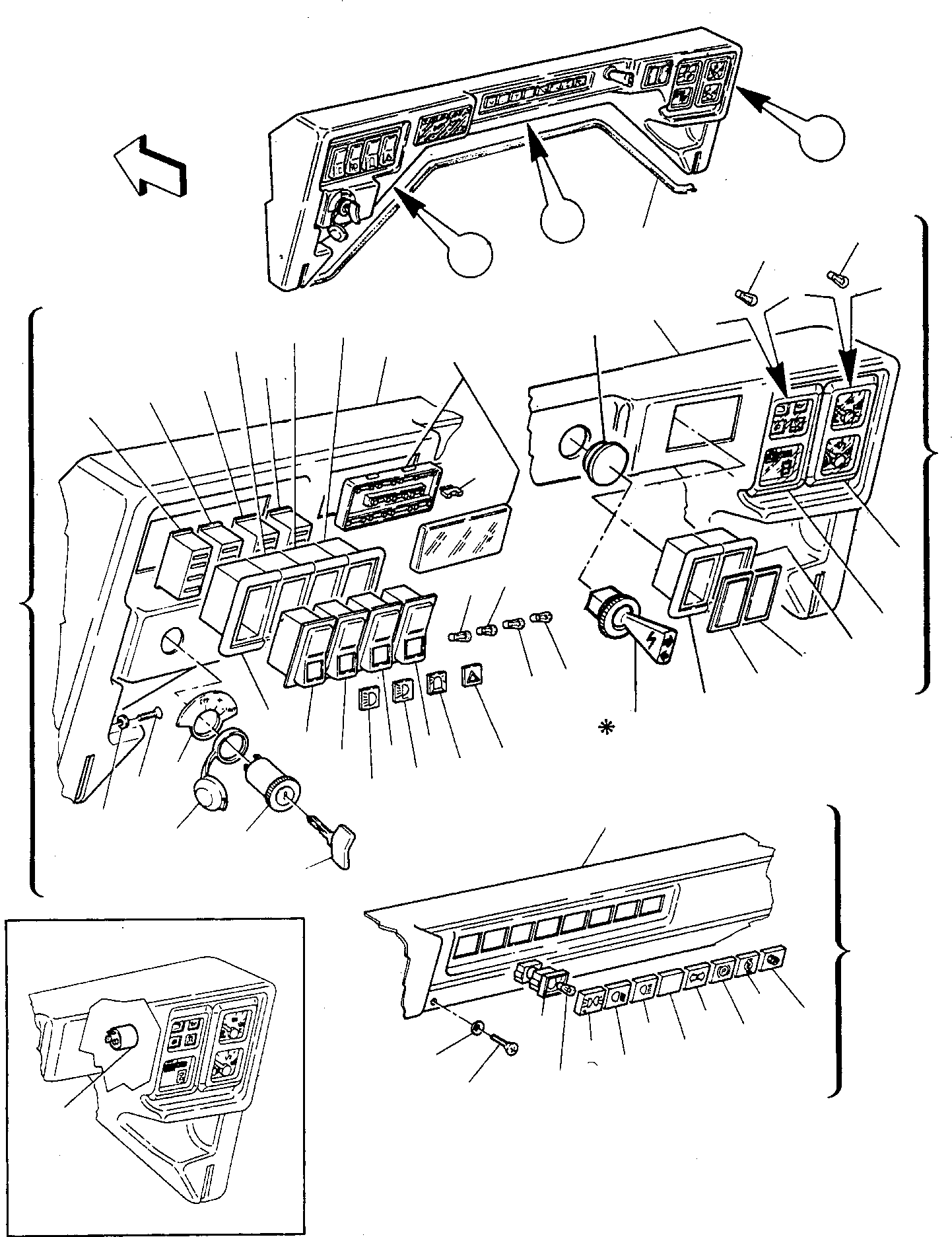 DASHBOARD 334412603 KOMATSU