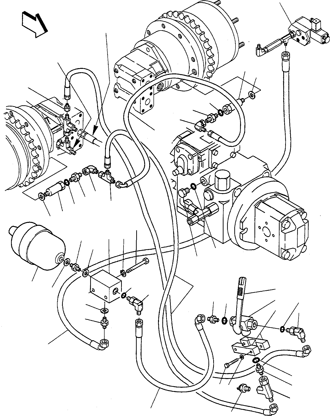 Соединительный штуцер 500359345 KOMATSU