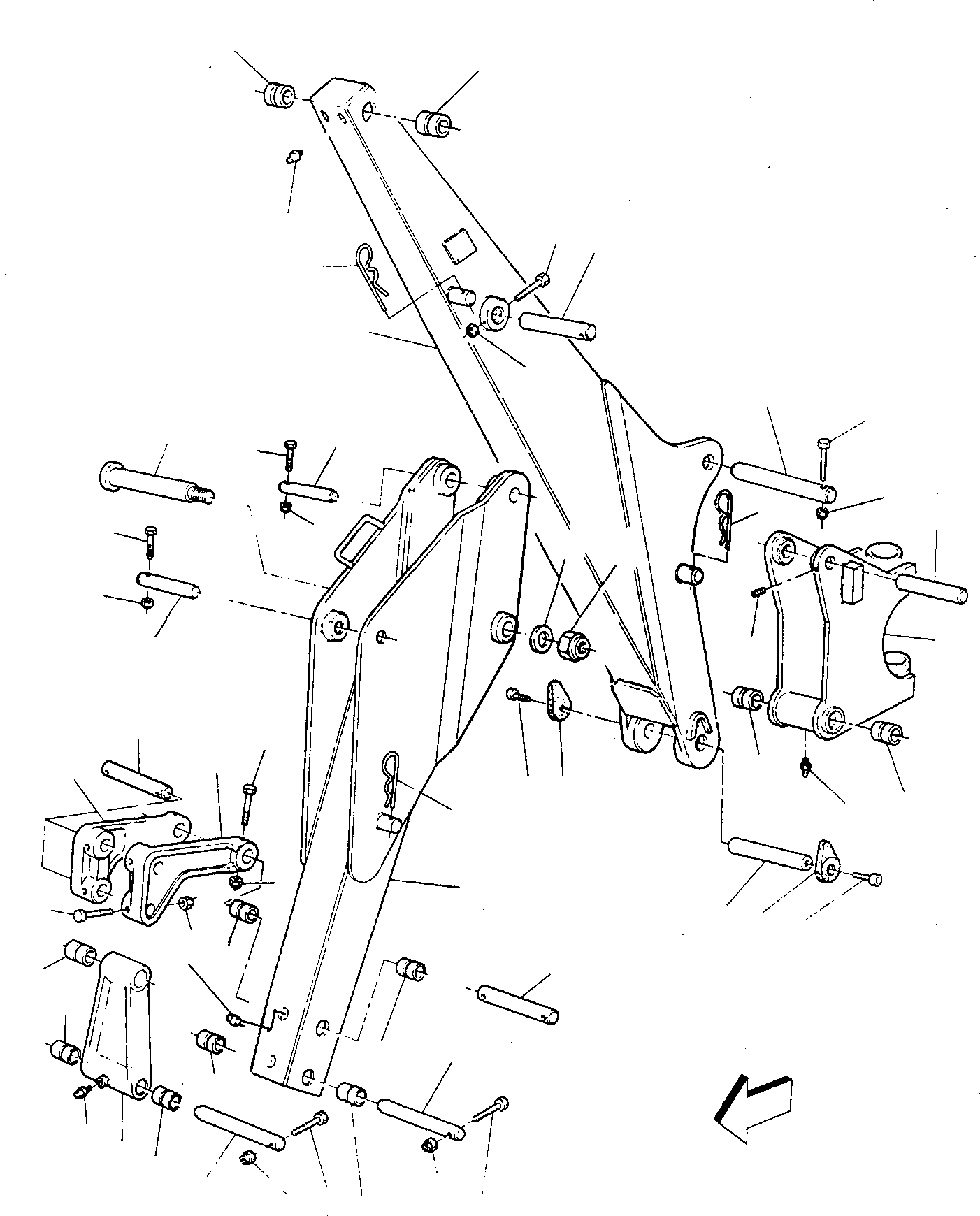 Палец U2700423A KOMATSU