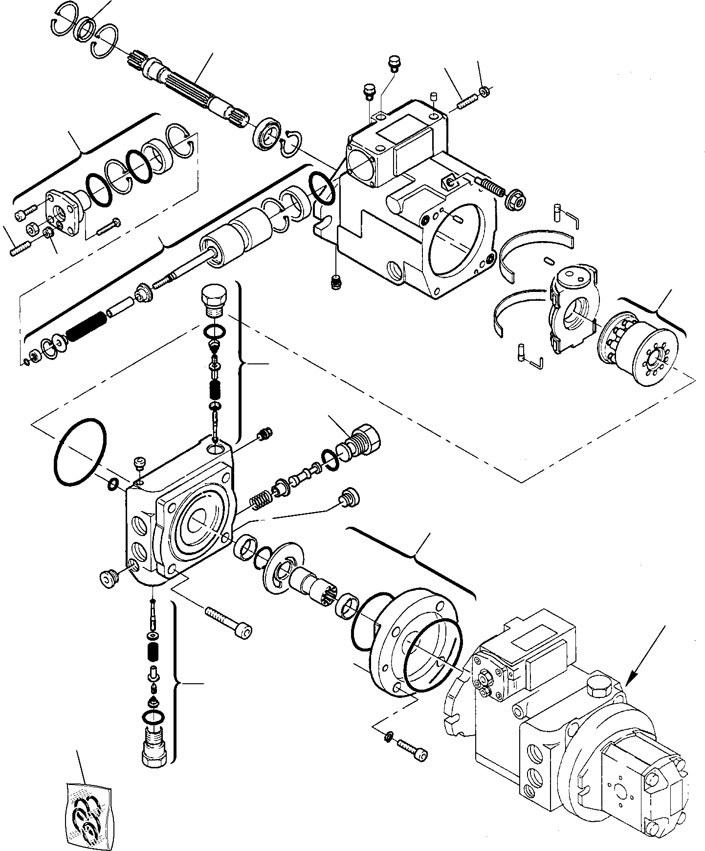 HYDRAULIC PUMP, ASSY. 848220108 KOMATSU