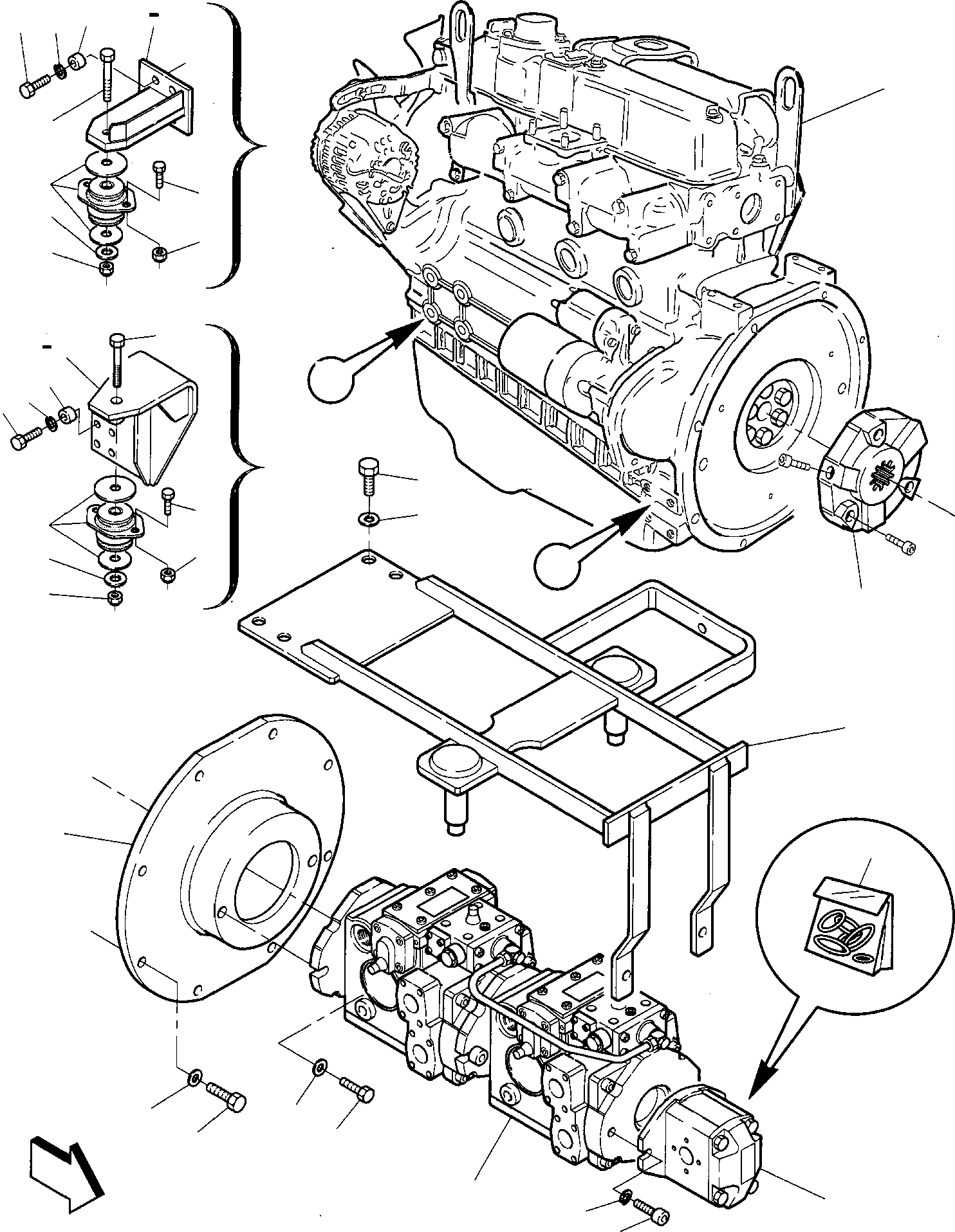 Опора 334407069 KOMATSU
