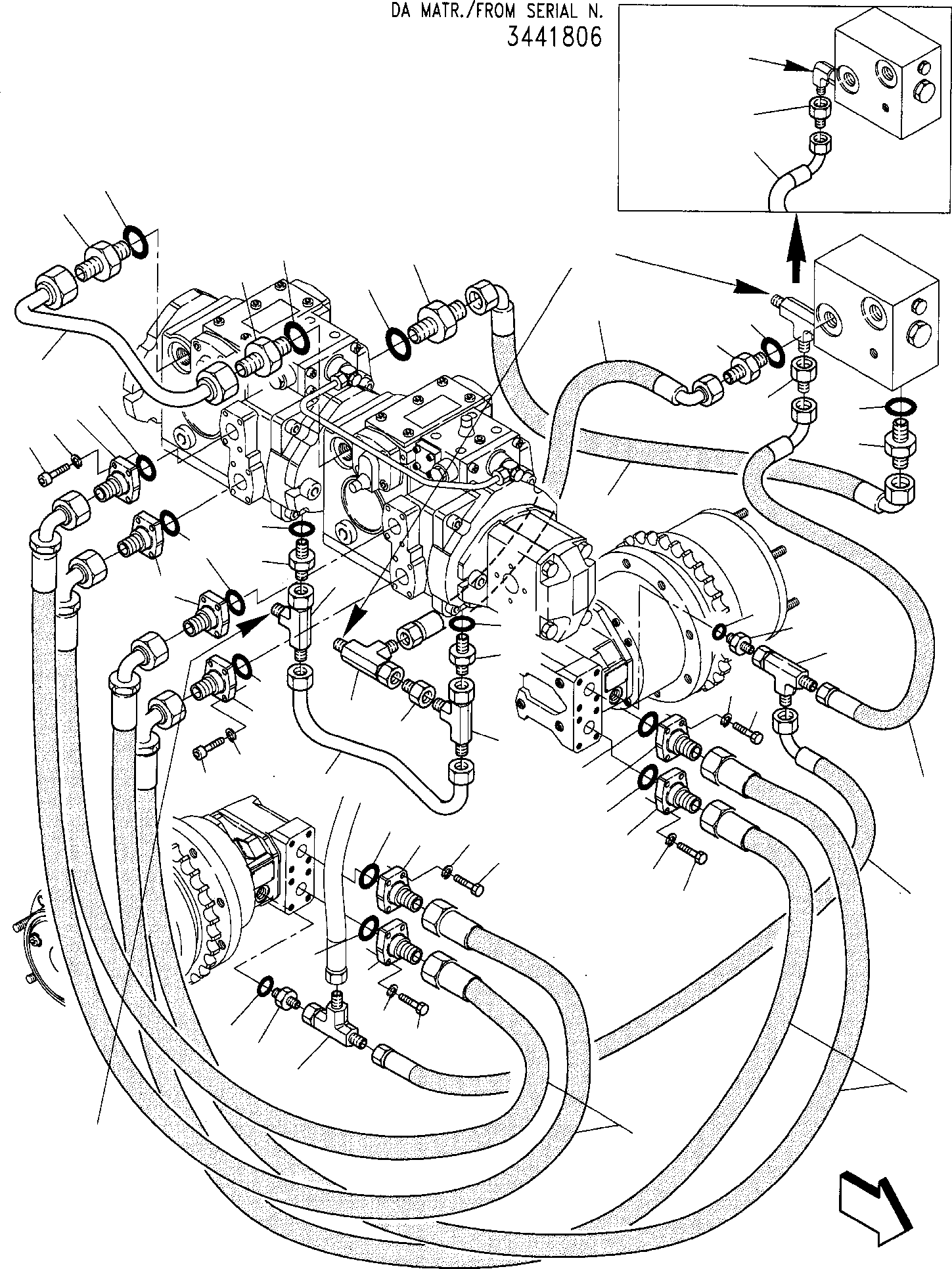 Шланг 392372005 KOMATSU