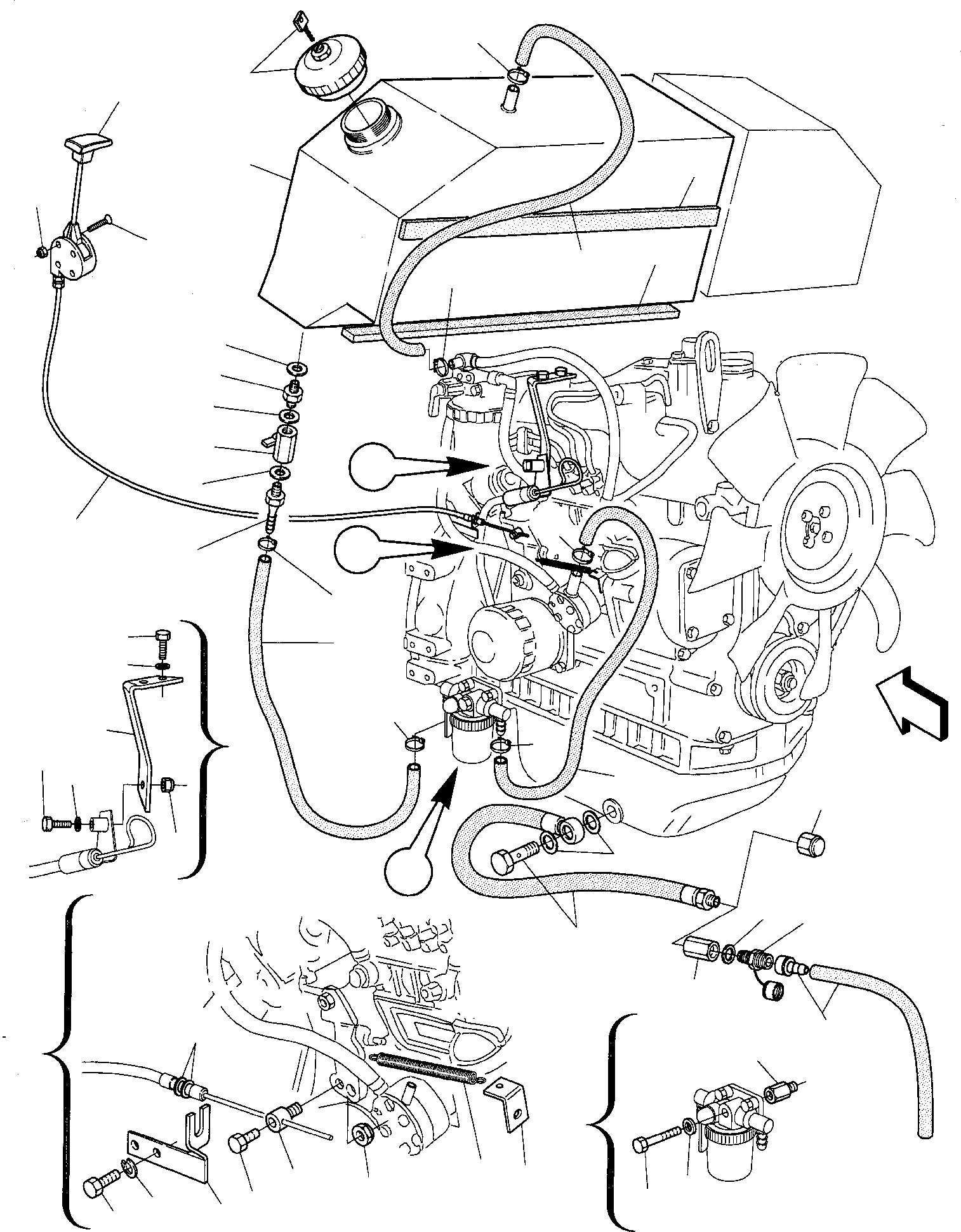 CONTROL CABLE 334407058 KOMATSU