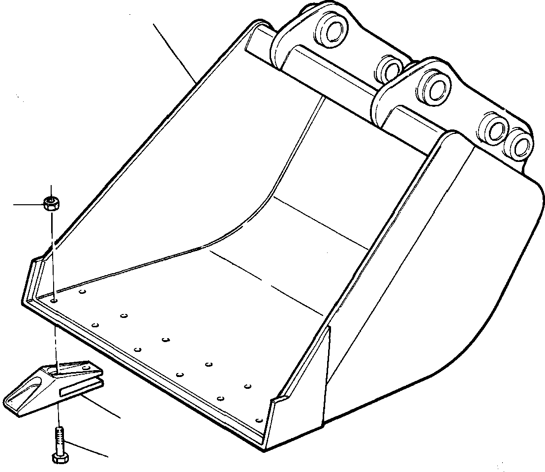BUCKET, L=250 mm 200223352 KOMATSU