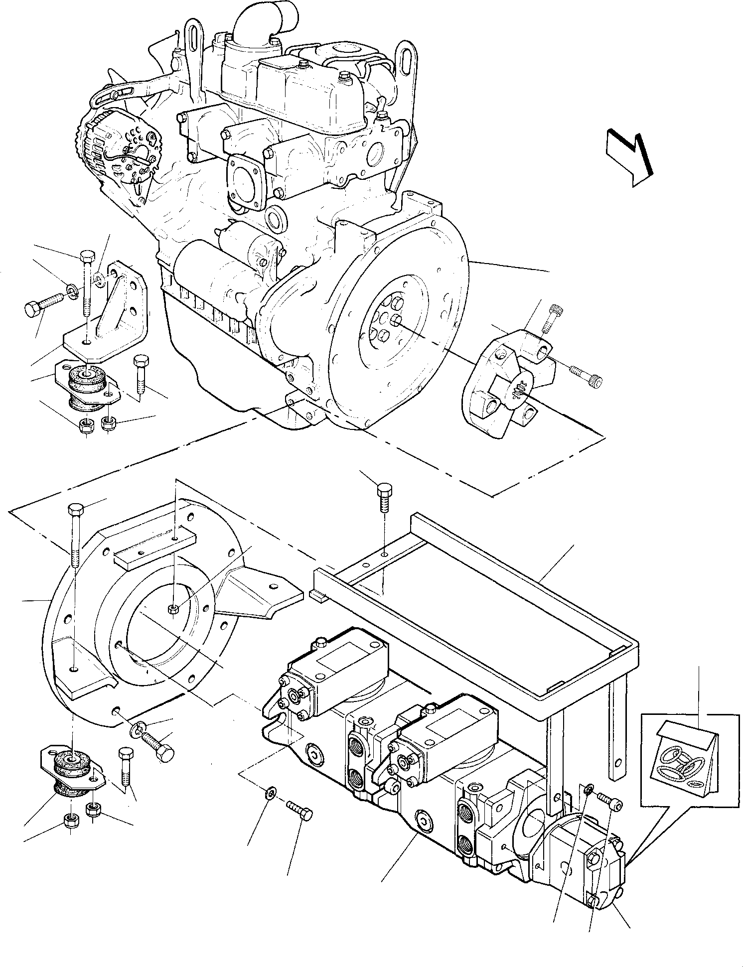 PUMP, ASSY. 840220082 KOMATSU