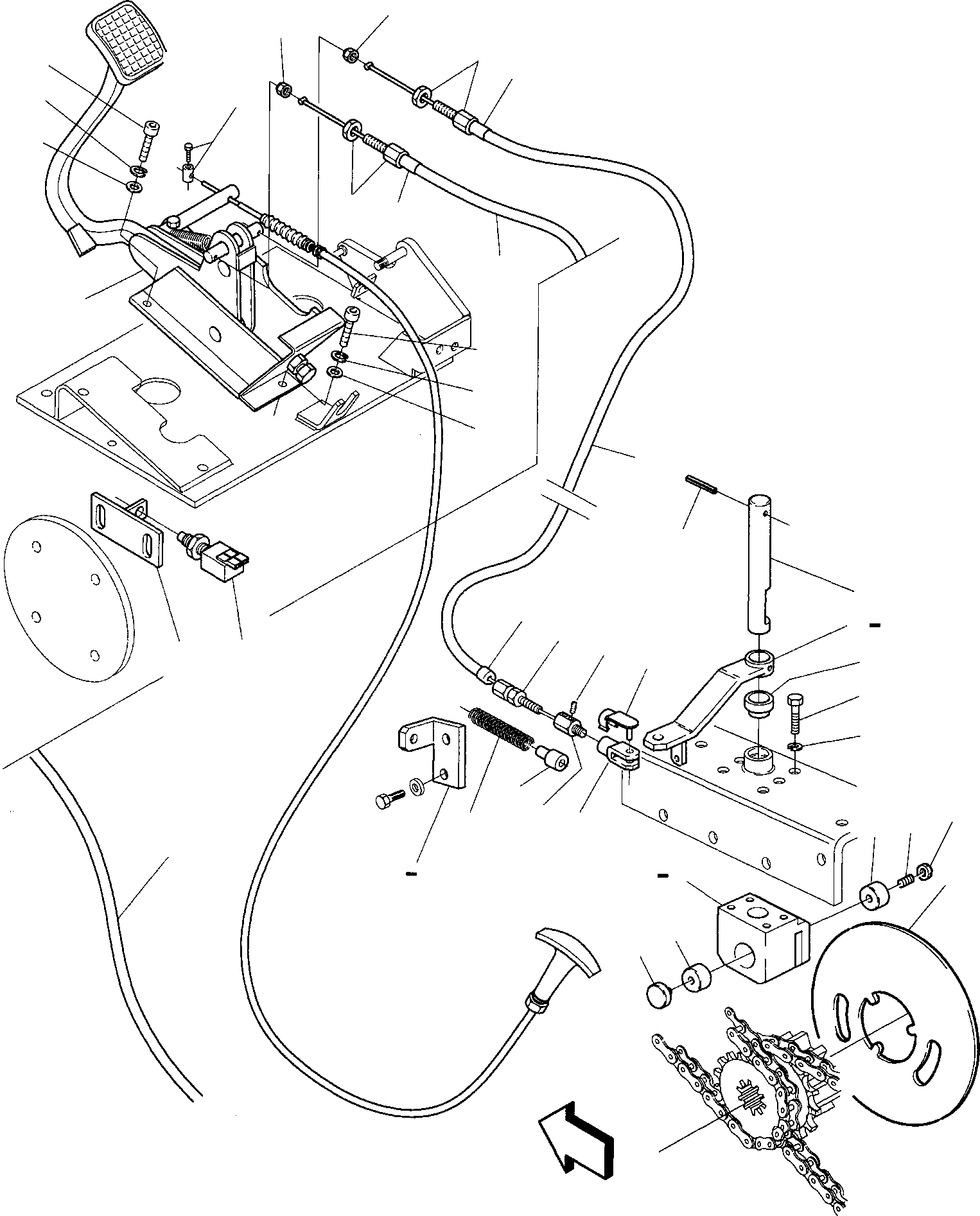 Педаль 880200048 KOMATSU