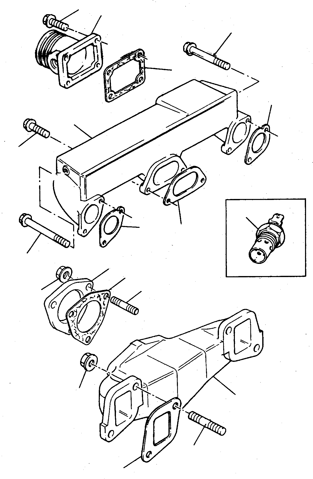 MANIFOLD, INTAKE P3777E221 KOMATSU