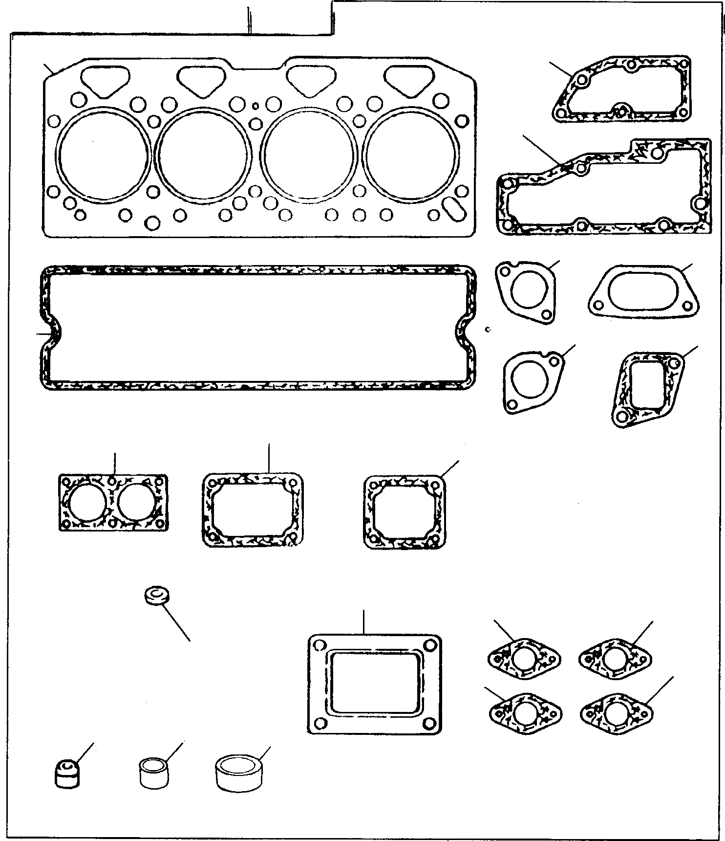 Прокладка P3681A021 KOMATSU
