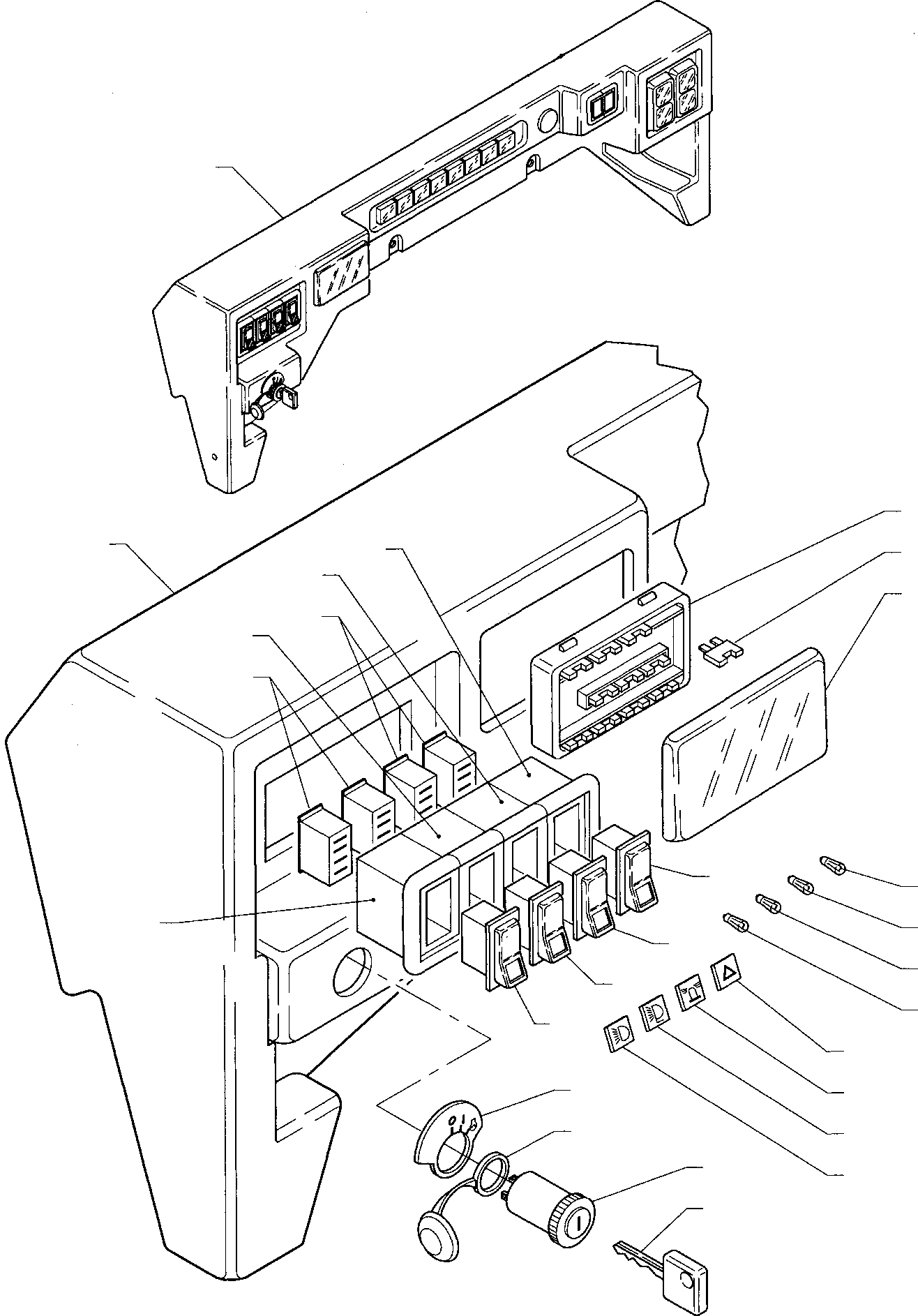 DASHBOARD, ASSY. (885270297) KOMATSU