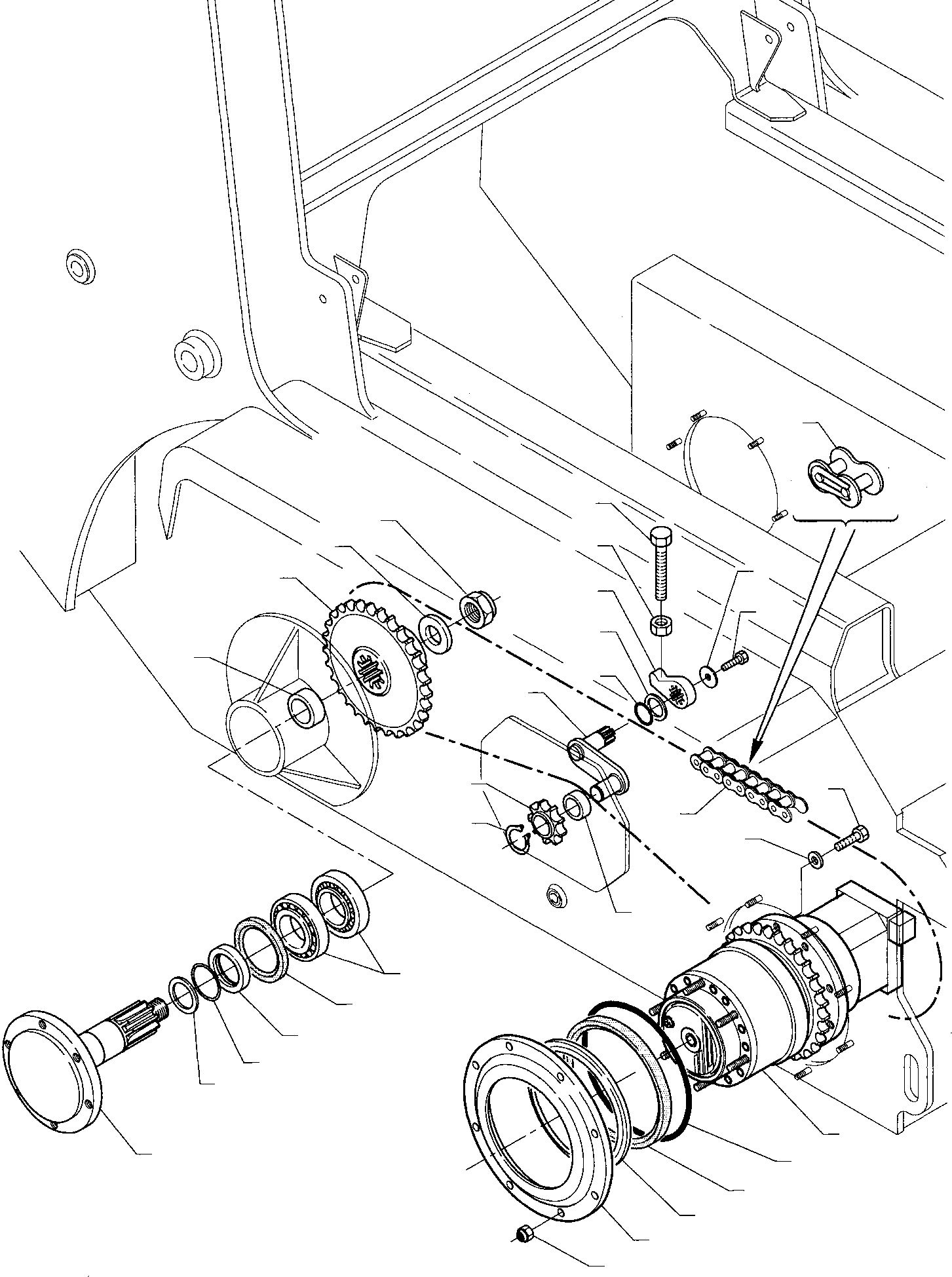 TRAVEL MOTOR, ASSY. (843000172) KOMATSU