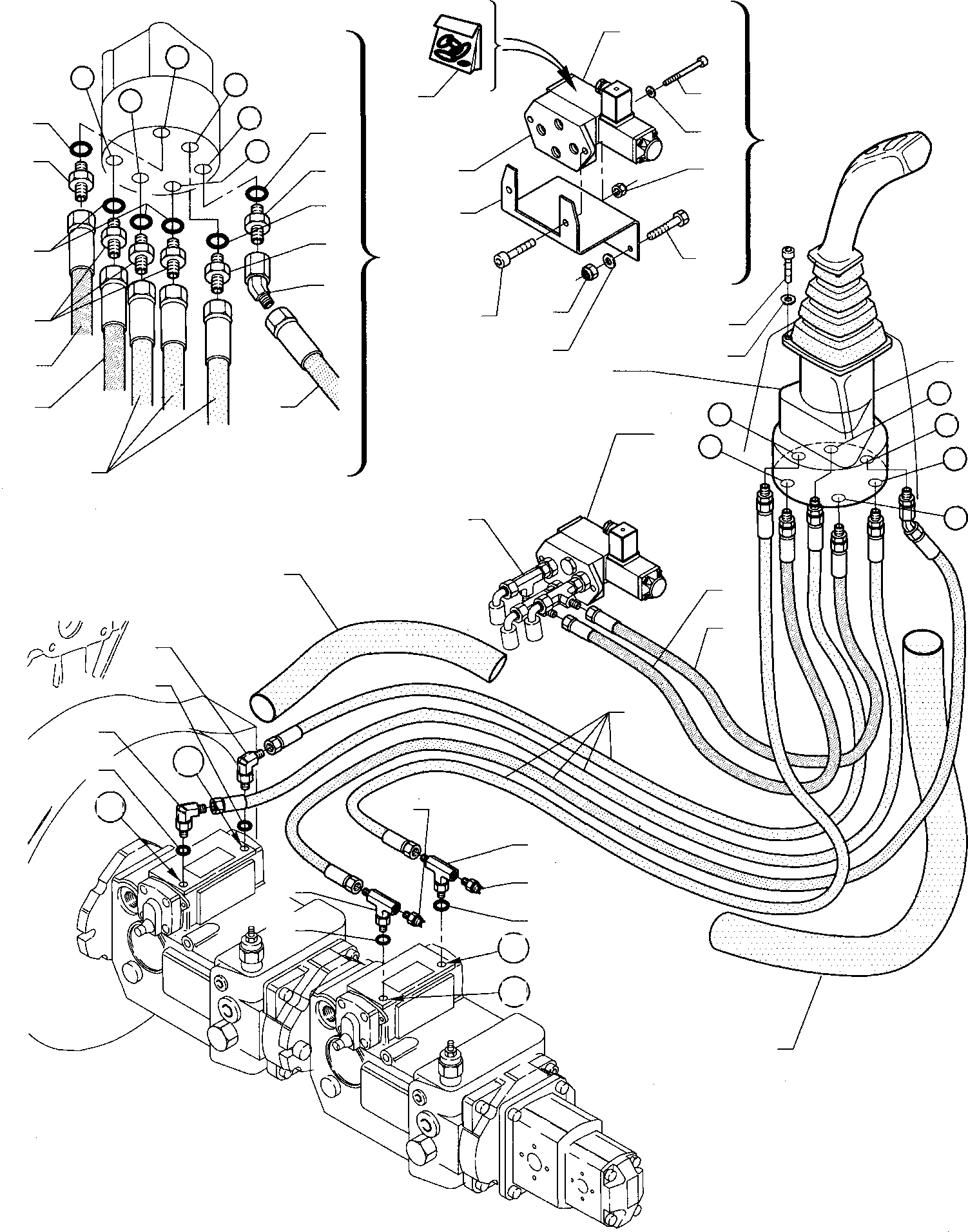PPC VALVE, L.H. (TRAVEL PPC LINE) (844020188) KOMATSU