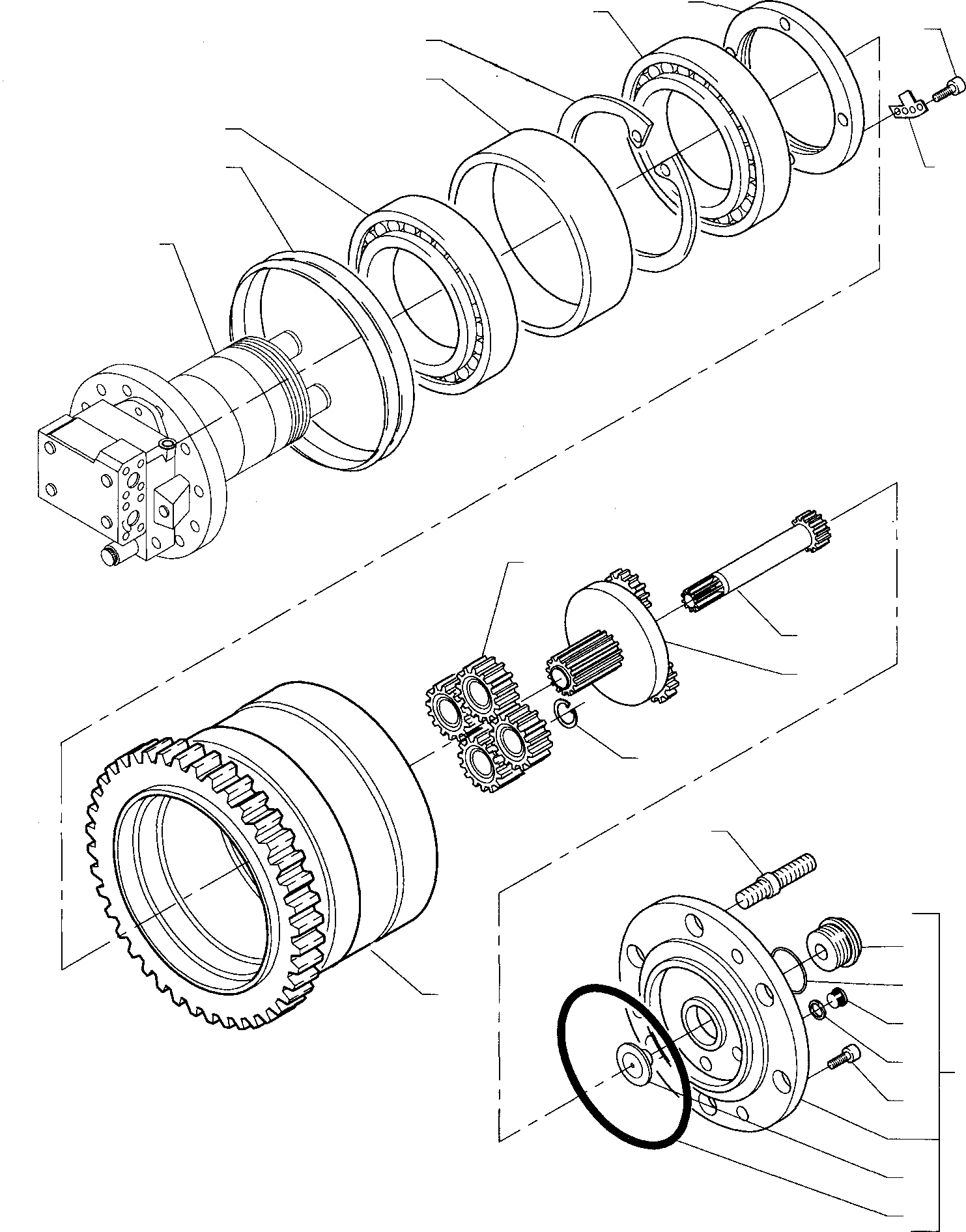 Стопорное кольцо 843200545 KOMATSU