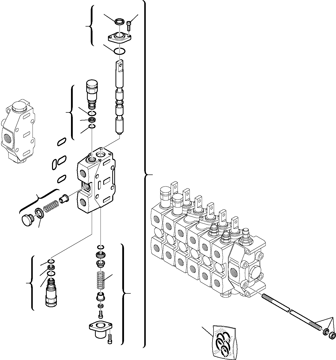 ELEMENT, ASSY 844100243 KOMATSU