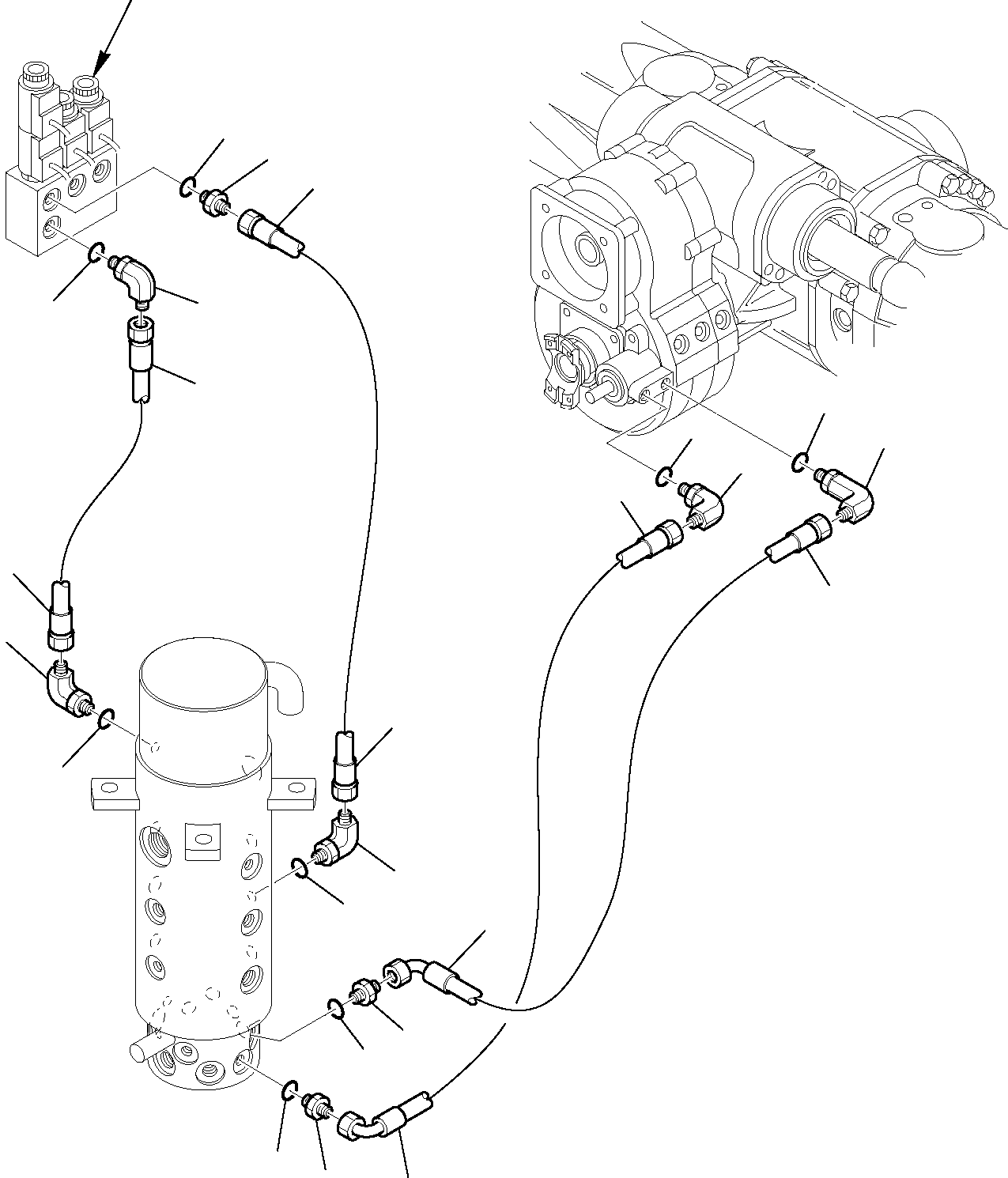 Шланг 22E-09-14110 KOMATSU