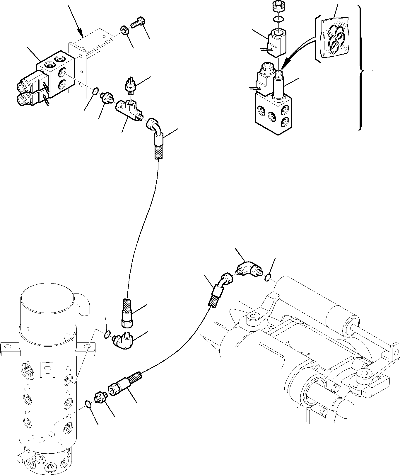 Шланг 21D-09-97730 KOMATSU