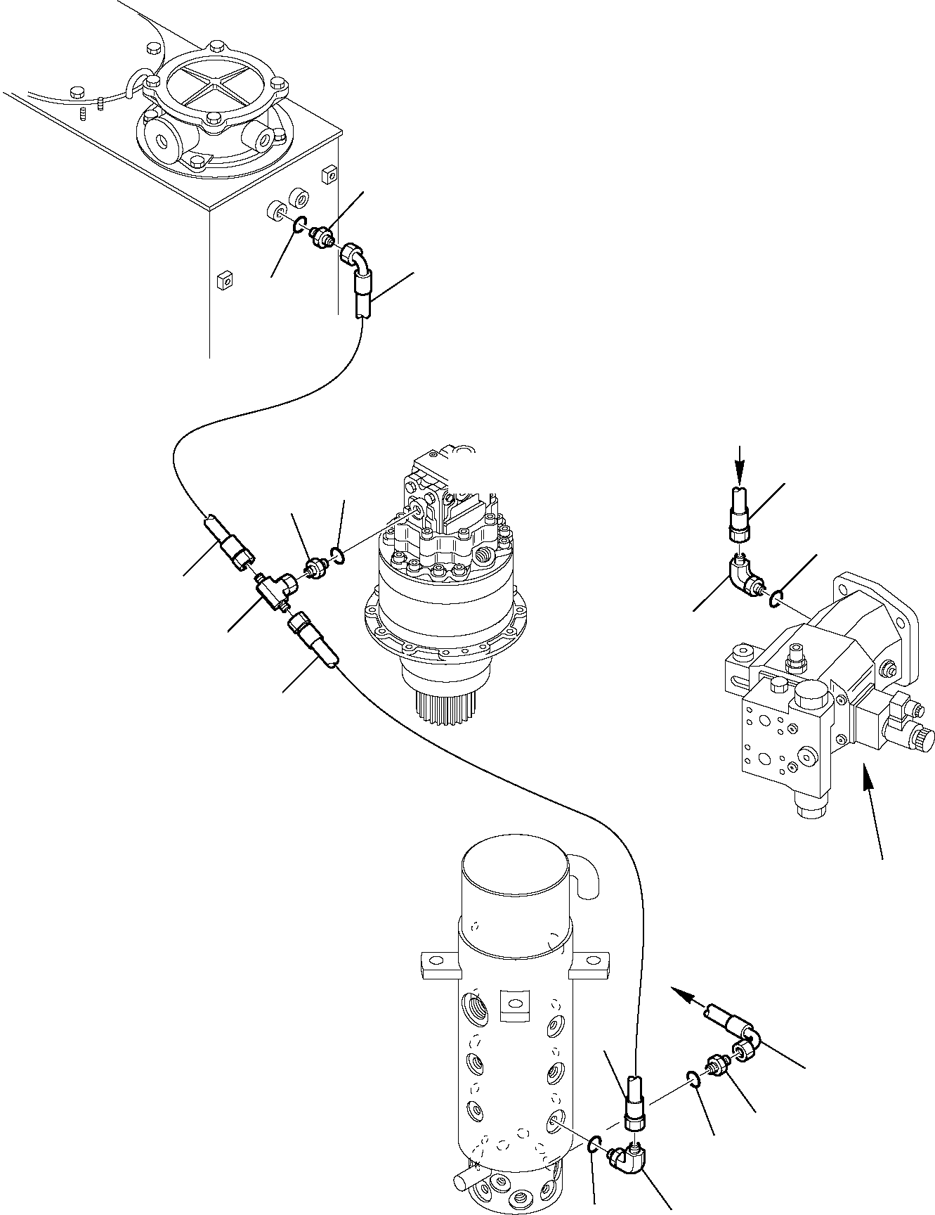 Соединительный штуцер 22E-62-11450 KOMATSU