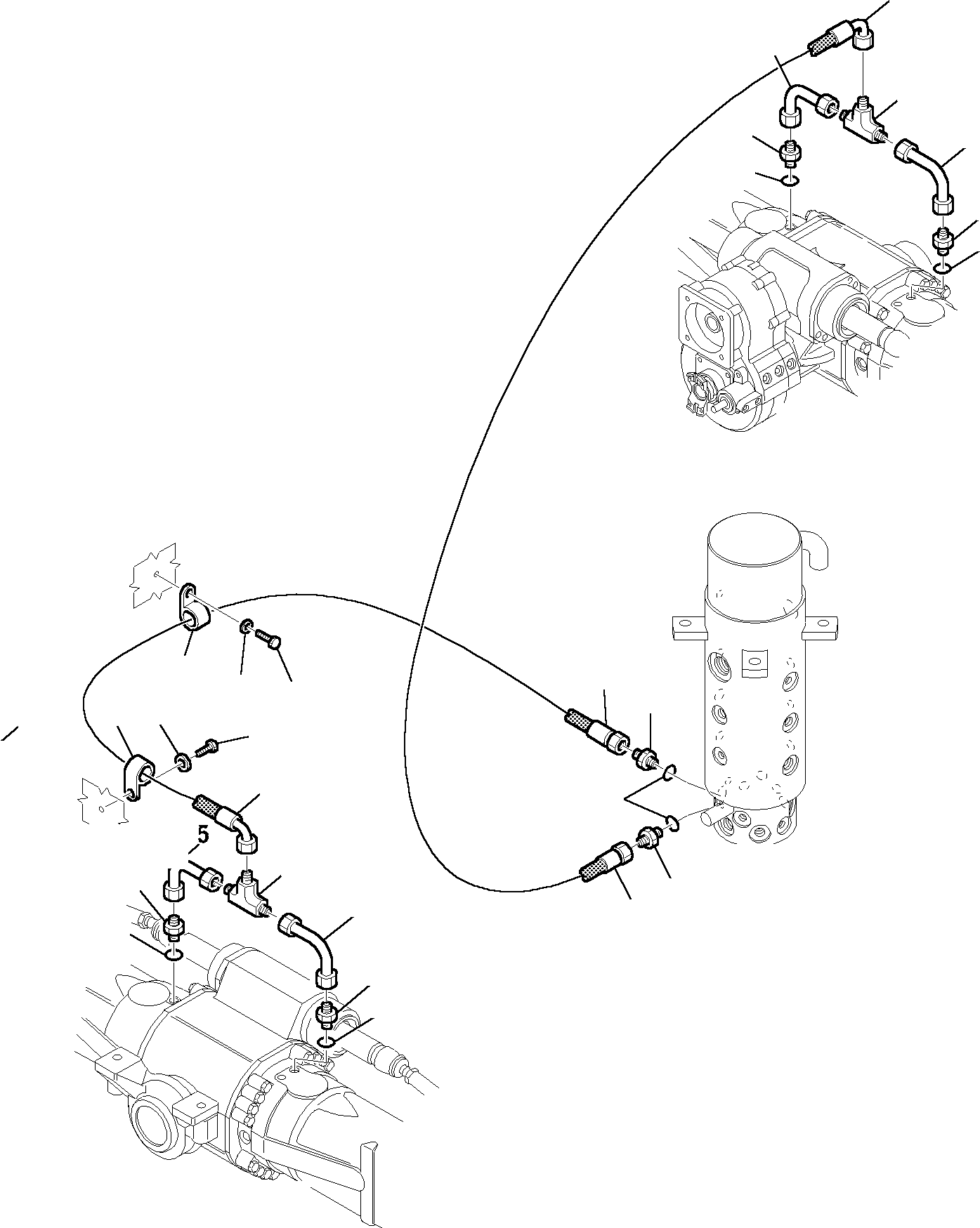 Шланг 226-09-11250 KOMATSU