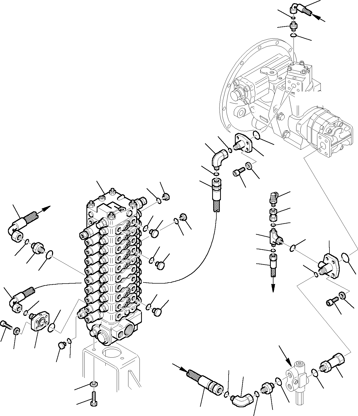 Соединительный штуцер 22E-62-11390 KOMATSU
