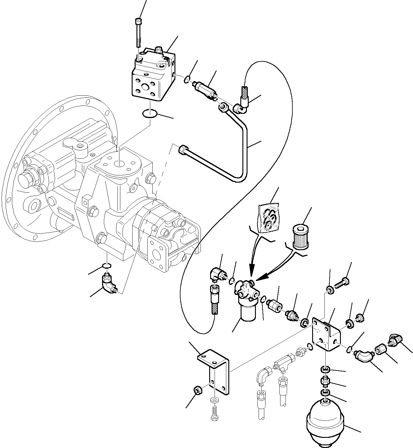 Опора 21D-62-11411 KOMATSU