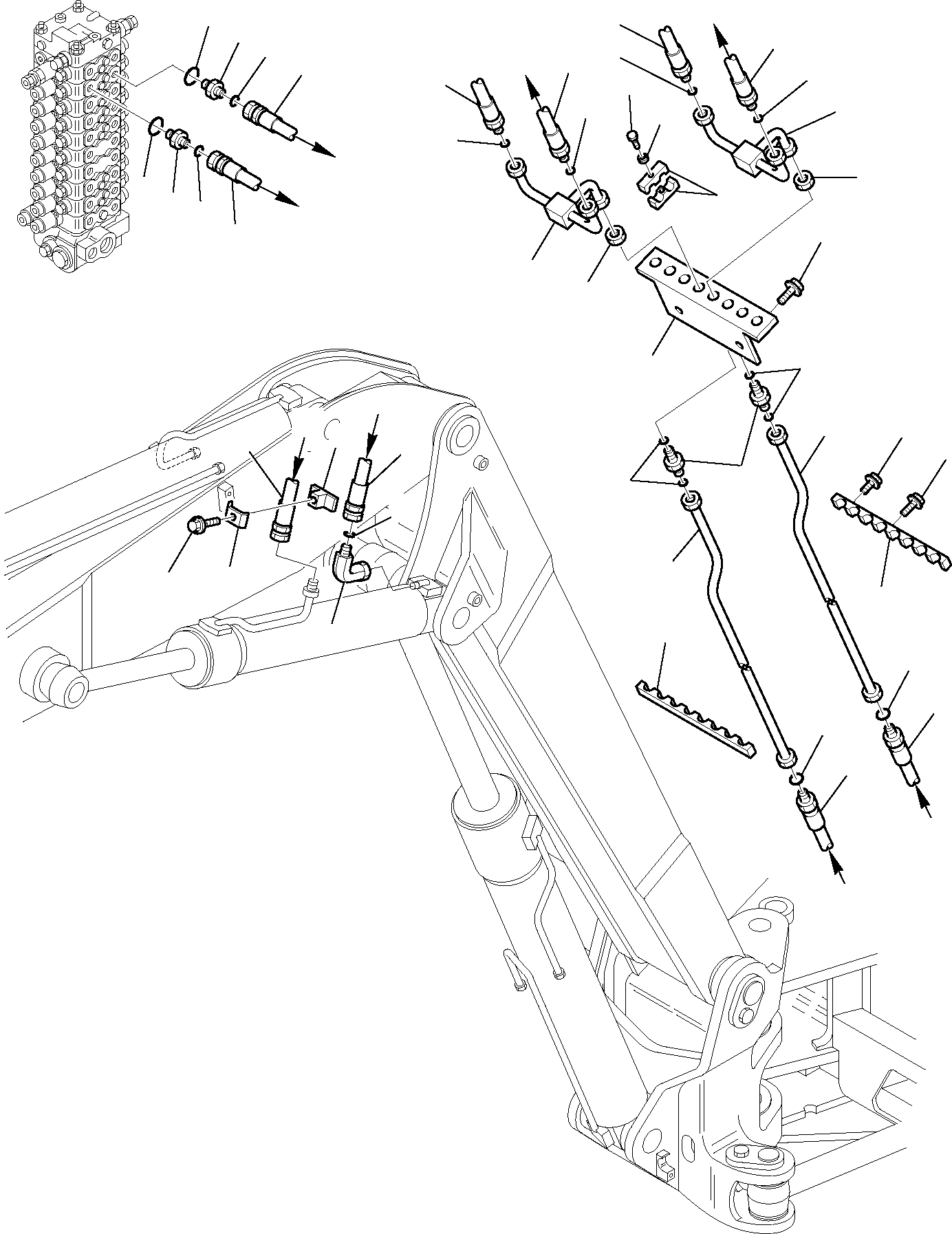 Соединительный штуцер 22E-62-13170 KOMATSU