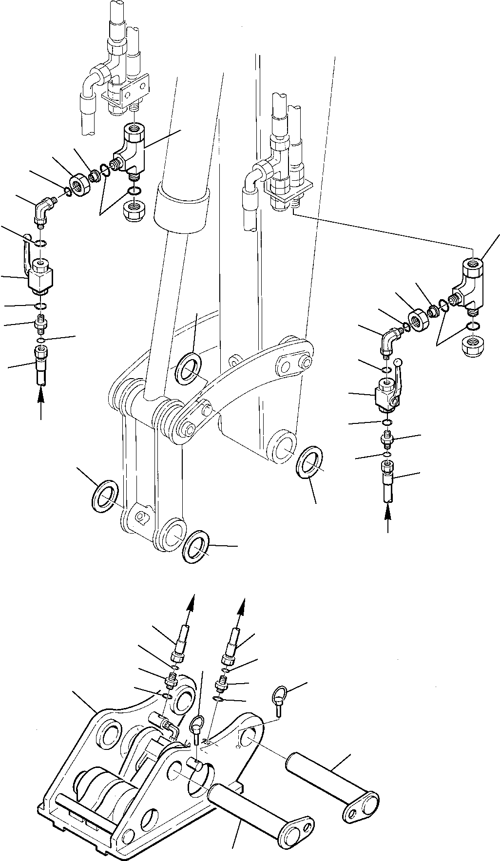 Соединительный штуцер 22E-62-12490 KOMATSU