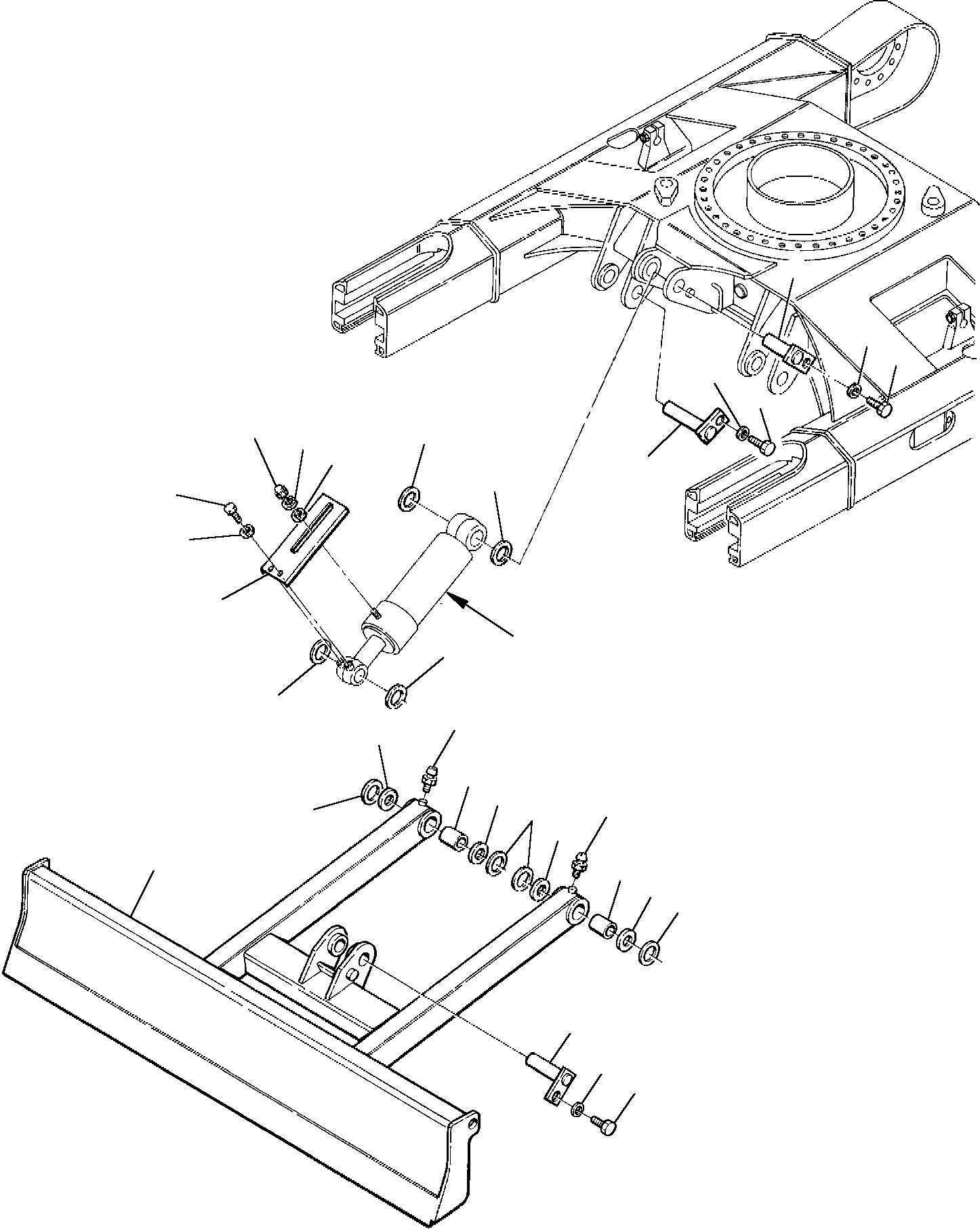 BLADE L=2400 mm 21D-71-11121 KOMATSU