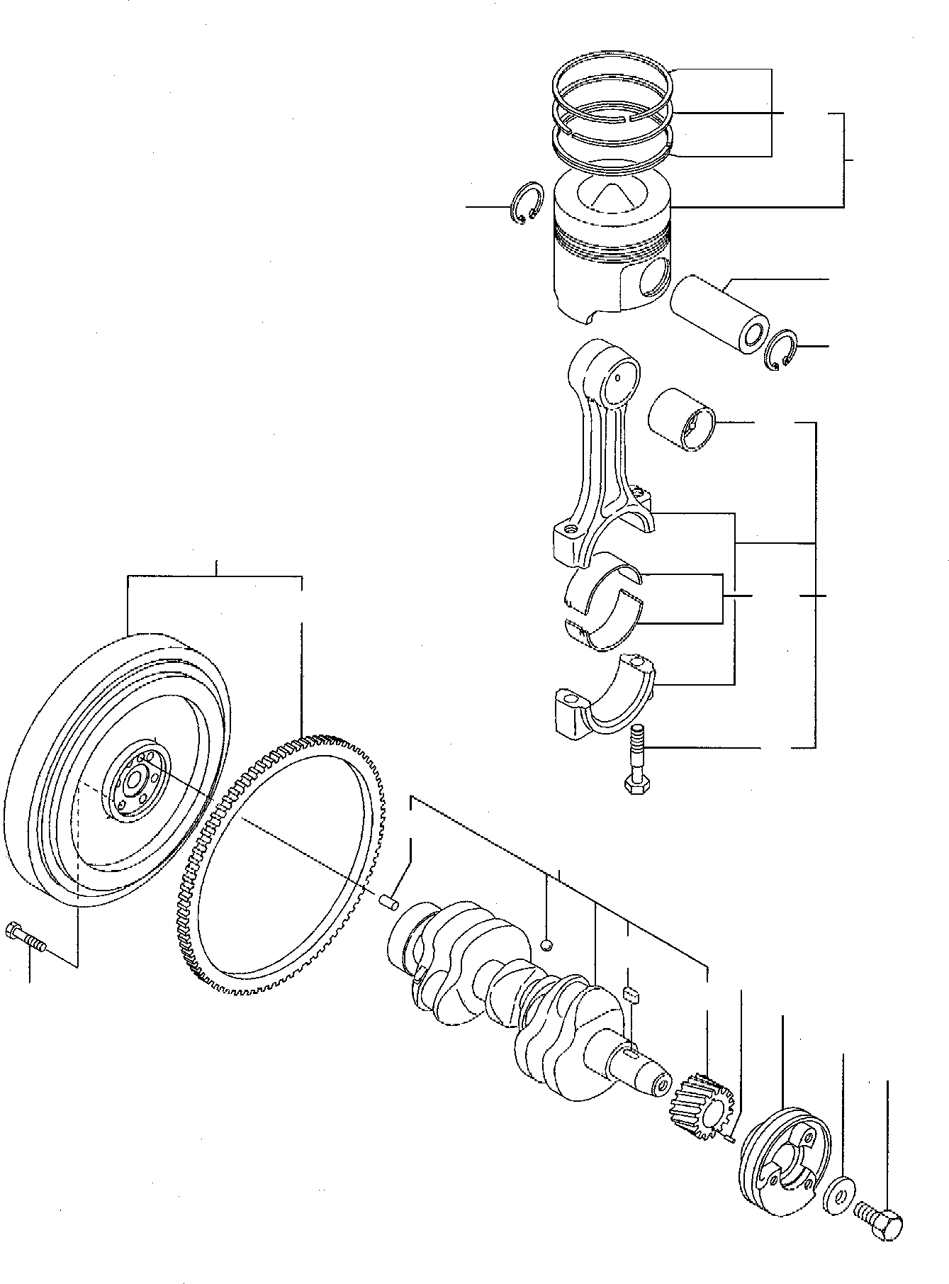 ASSY, PISTON (+0.25 mm) YM129002-22930 KOMATSU