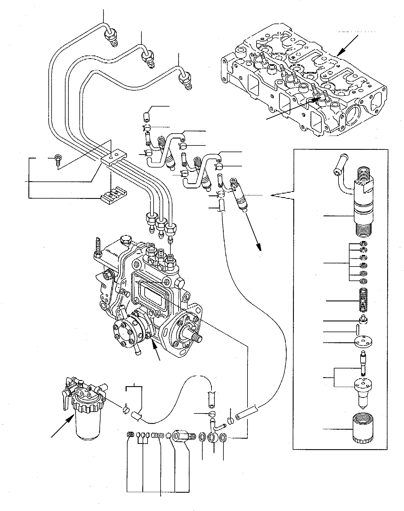 Труба YM129211-59720 KOMATSU