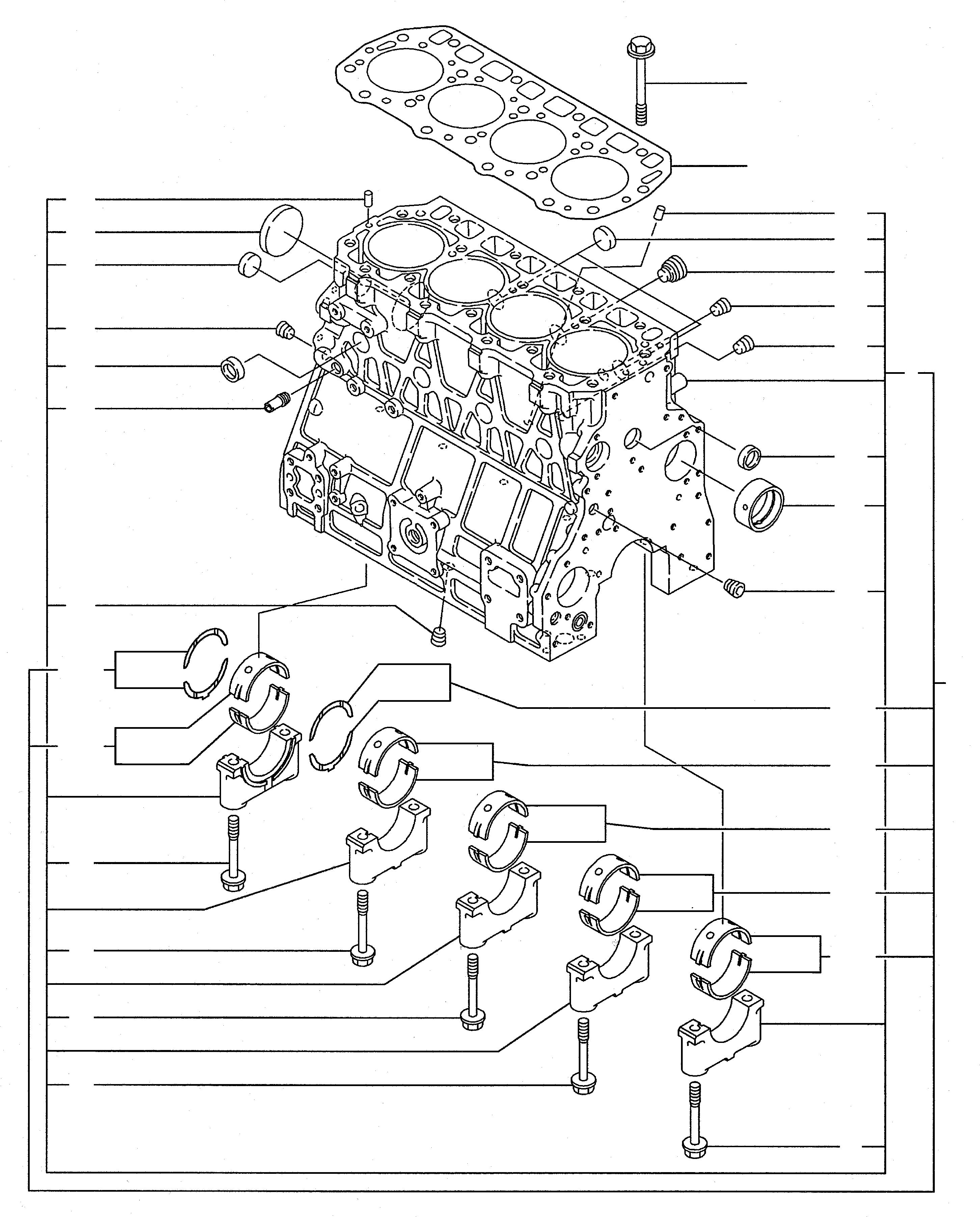 ENGINE, ASSY. (871070031) KOMATSU