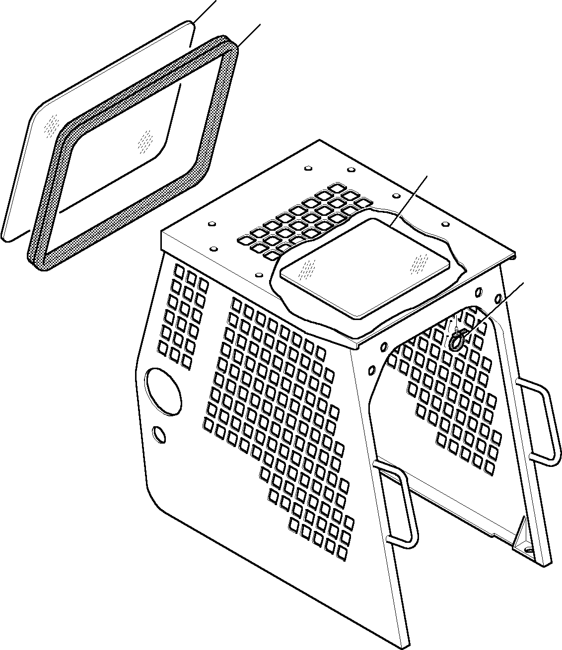 OPERATOR'S CAB, ASSY. 334405086 KOMATSU