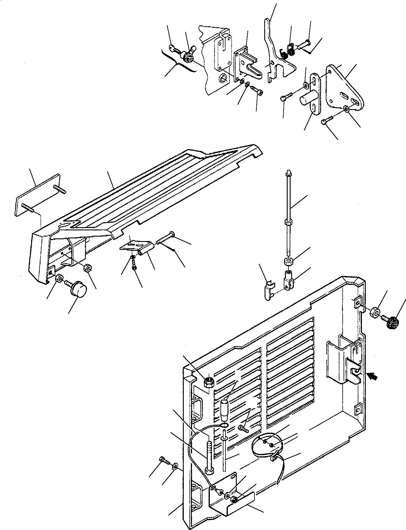 HOOD, MOVABLE 334405088 KOMATSU
