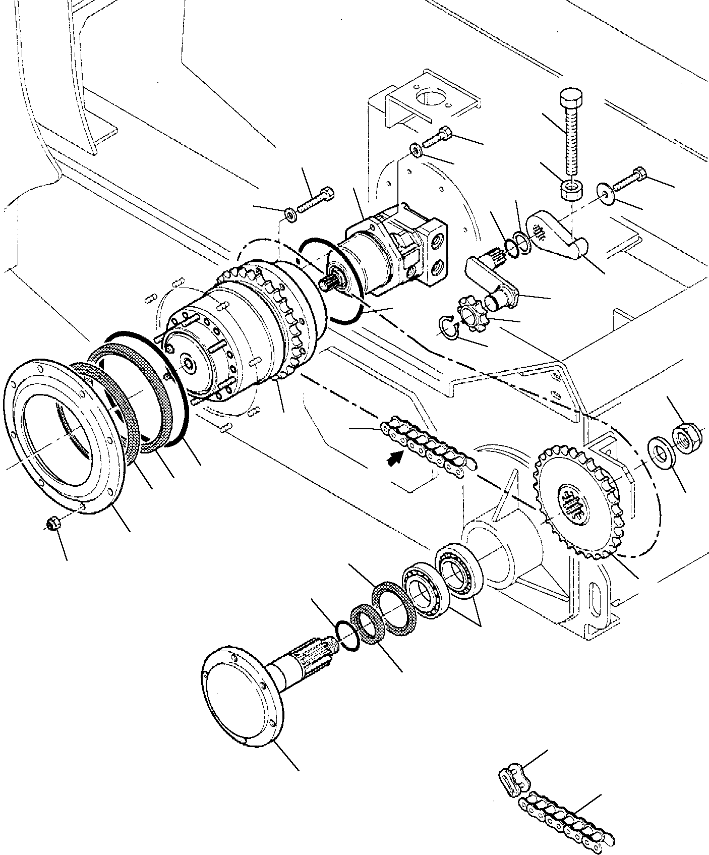 HYDRAULIC MOTOR 842010106 KOMATSU